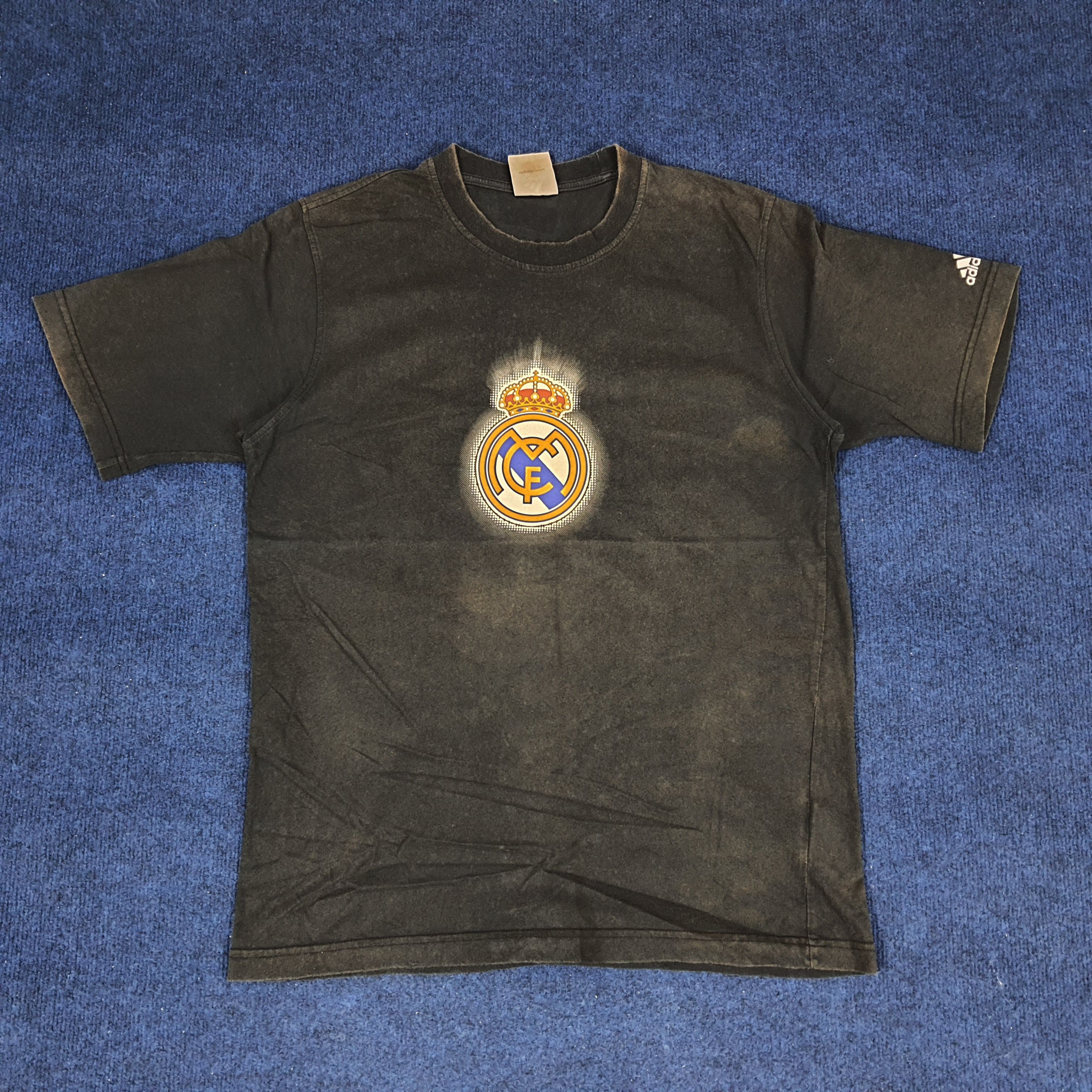 Adidas × Vintage Vintage Adidas Real Madrid Raul 7 Soccer T-shirt Size US M / EU 48-50 / 2 - 2 Thumbnail