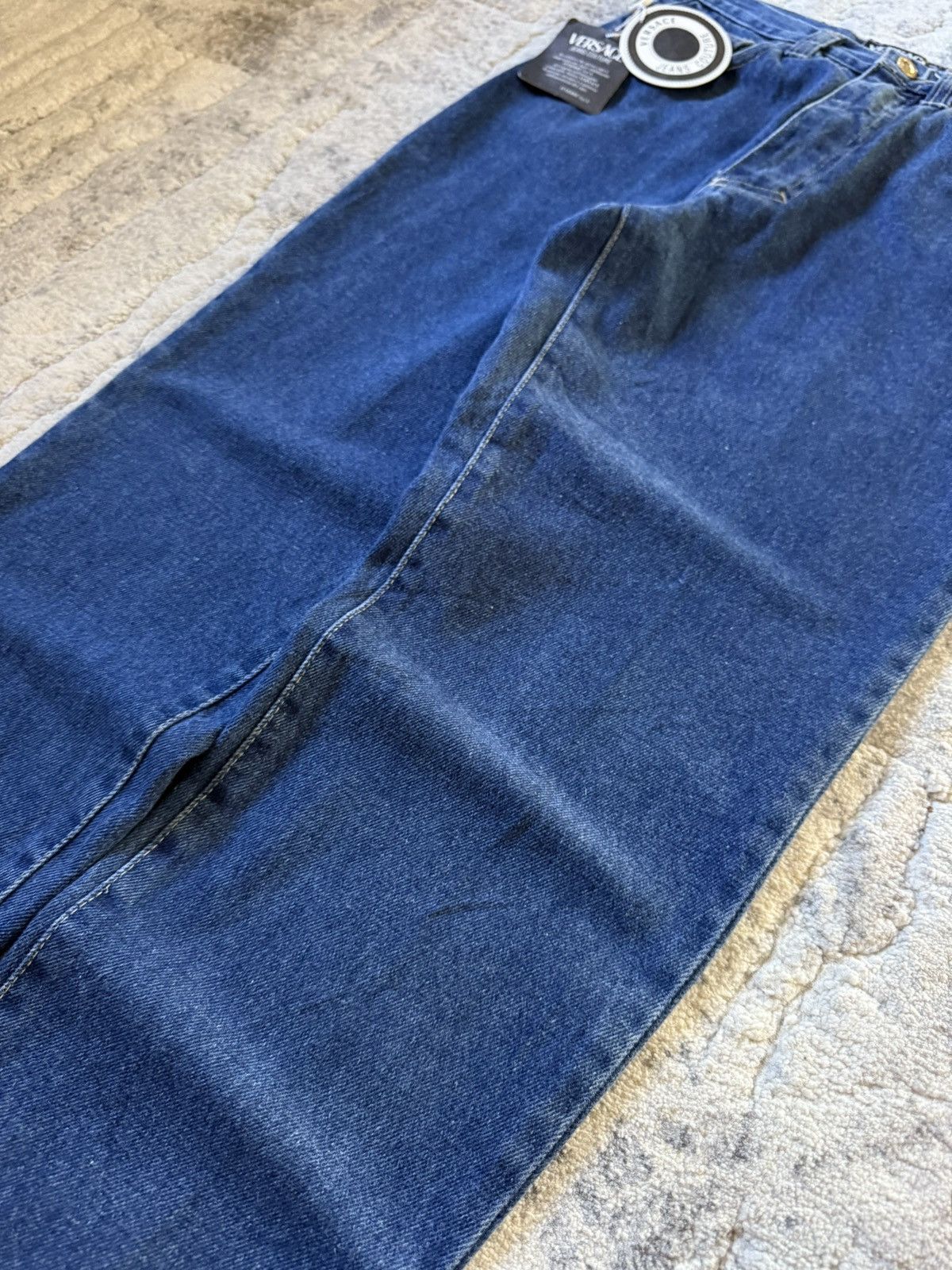 Versace Jeans Couture Versace Jeans Couture Carrot Cut Tappered Jeans Deadstock Size US 28 / EU 44 - 6 Thumbnail
