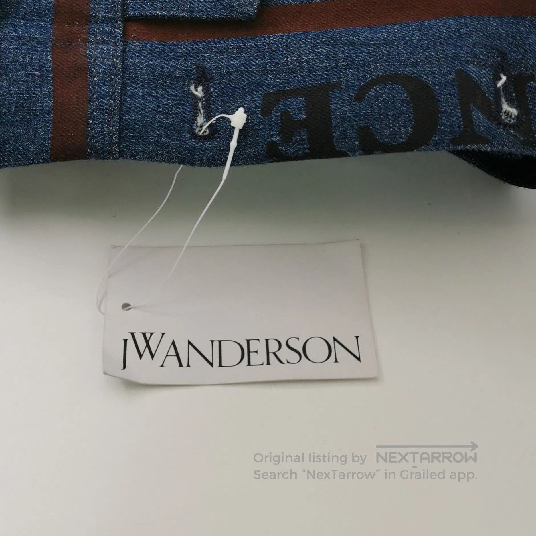 JW Anderson J.W.Anderson XS Cotton Colorblock Logo Denim Jacket. Size US XS / EU 42 / 0 - 3 Thumbnail