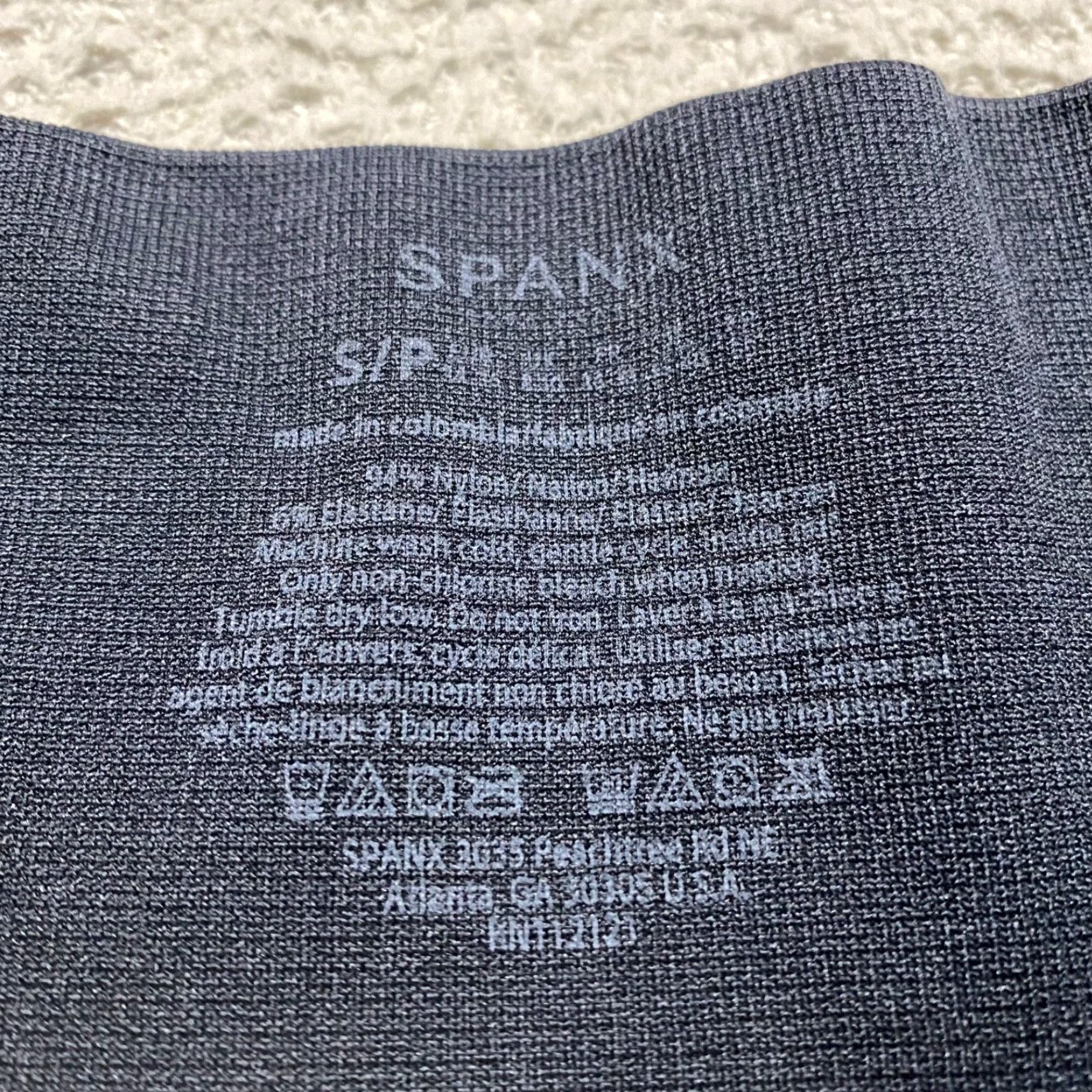 Spanx Spanx Womens Leggings S Gray Black Camo Look at Me Now Seamless Stretch Size 28" / US 6 / IT 42 - 7 Thumbnail