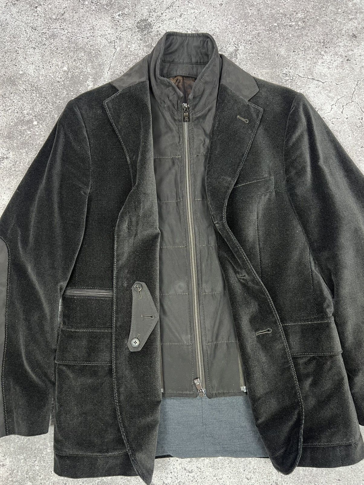 Corneliani Corneliani ID Men's Brown Baumwolle Blazer Jacket Coat Size US M / EU 48-50 / 2 - 12 Thumbnail