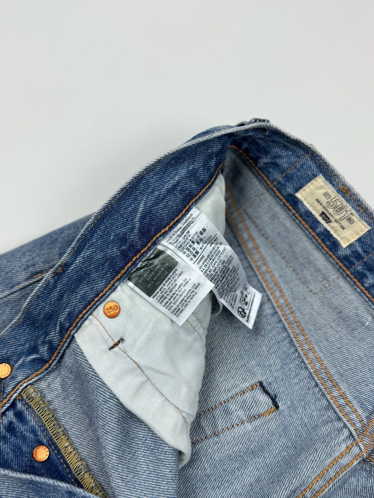 Levi's NWT Levi’s 501 150th Anniversary Repaired Washed Denim Jeans Size US 30 / EU 46 - 11 Thumbnail