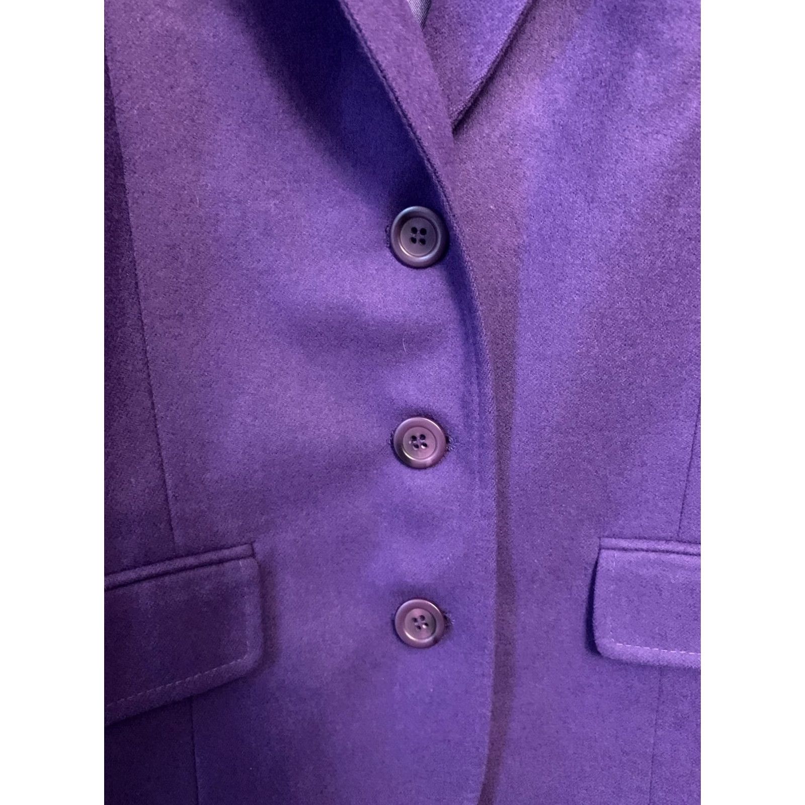 Pendleton VINTAGE Pendleton Blazer Jacket Lined wool Suit Coat Purple Sz 14 L/S Med/Large? Size XL / US 12-14 / IT 48-50 - 2 Thumbnail