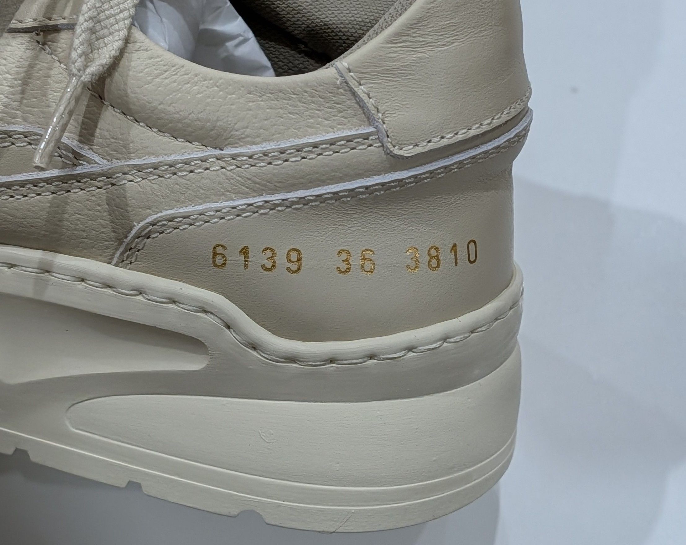 Common Projects Common Projects "Track 90" Leather Sneakers Clay 36 US 6 Size US 6 / IT 36 - 6 Thumbnail