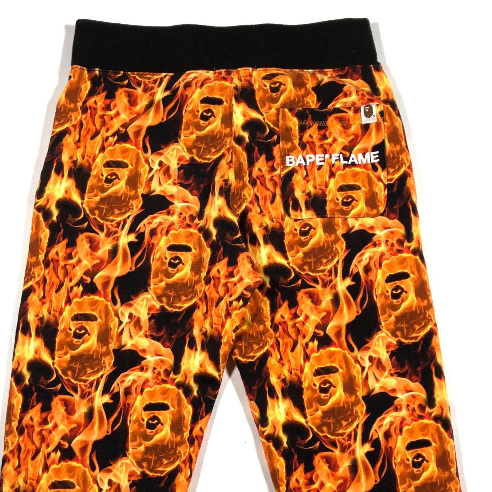 Bape SS20 BAPE Flame Camo Slim Fit Sweatpants Joggers Medium M Size US 30 / EU 46 - 11 Thumbnail
