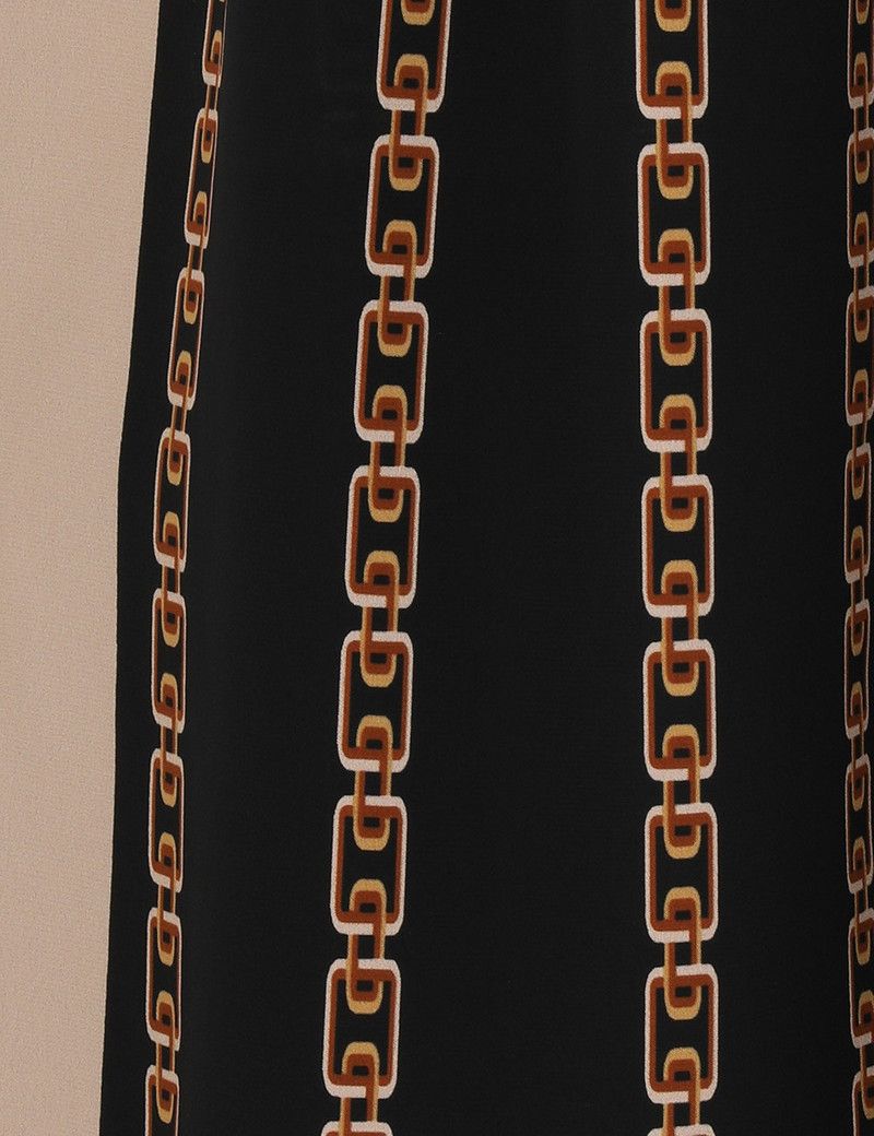 Zimmermann oc11z0226 Belted Wide Leg Pants In Black/Brown Size 32" / US 10 / IT 46 - 6 Thumbnail
