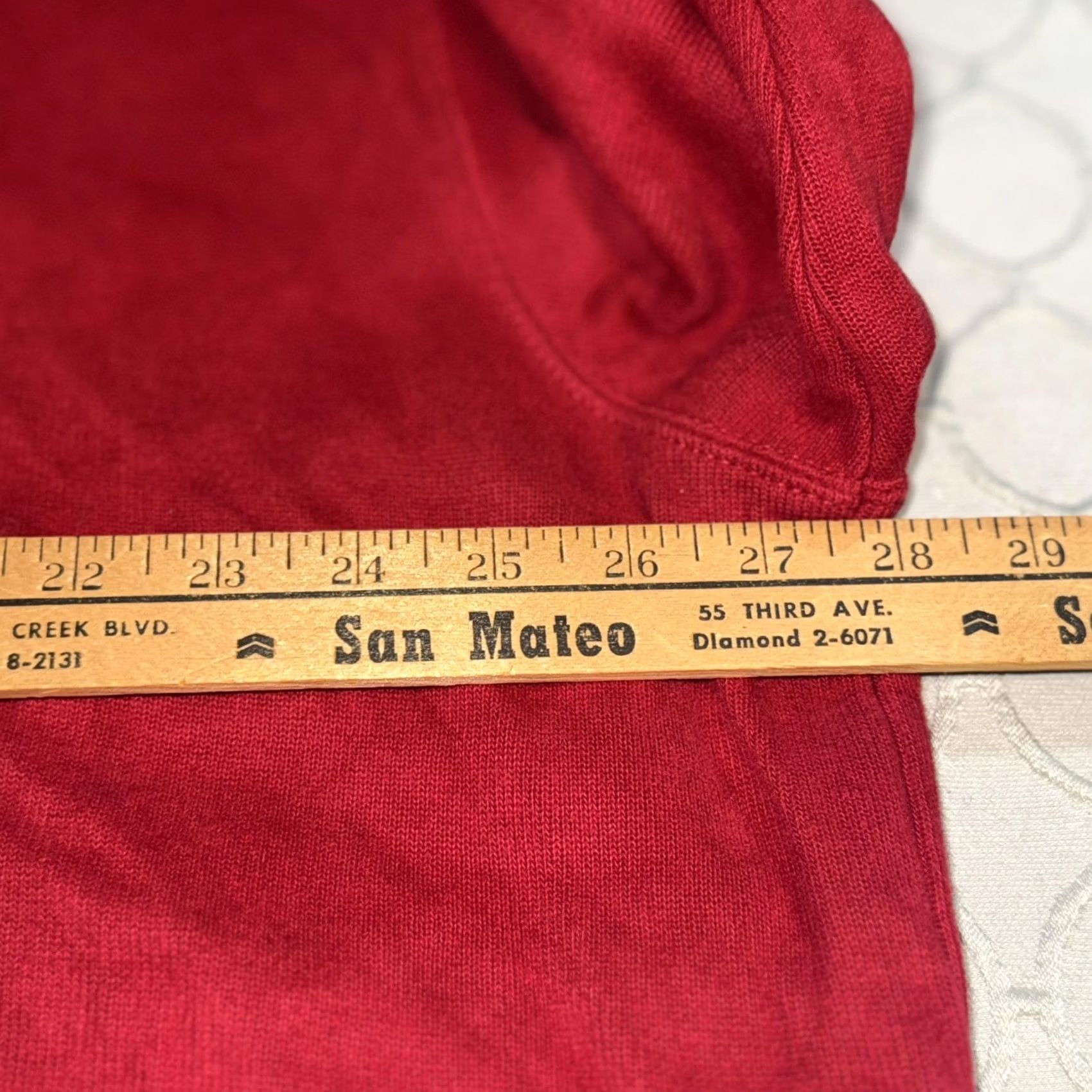Polo Ralph Lauren VINTAGE Polo Ralph Lauren Sweater Polo Ralph Lauren Mock Neck 2XB Red 1/4 Zip Cotton Pullover Men Big & Tall Mens Size US XXL / EU 58 / 5 - 5 Thumbnail