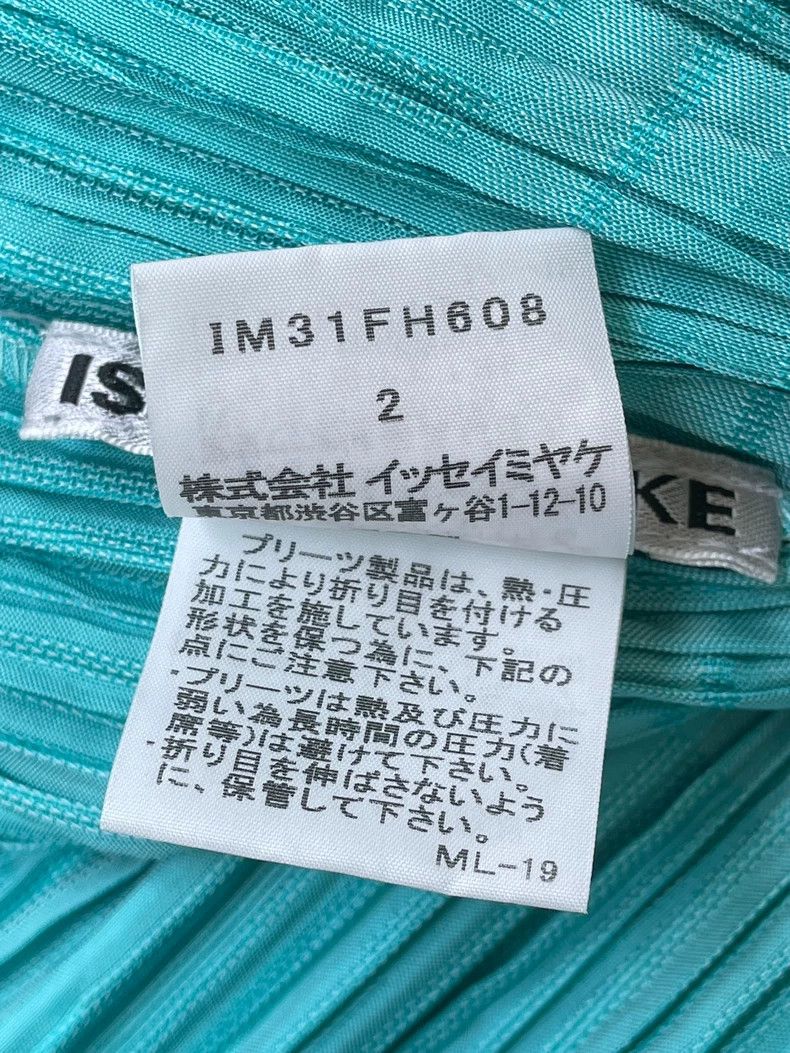 Issey Miyake Issey Miyake size:2 Green pleated mainline dress Size XS / US 0-2 / IT 36-38 - 7 Thumbnail