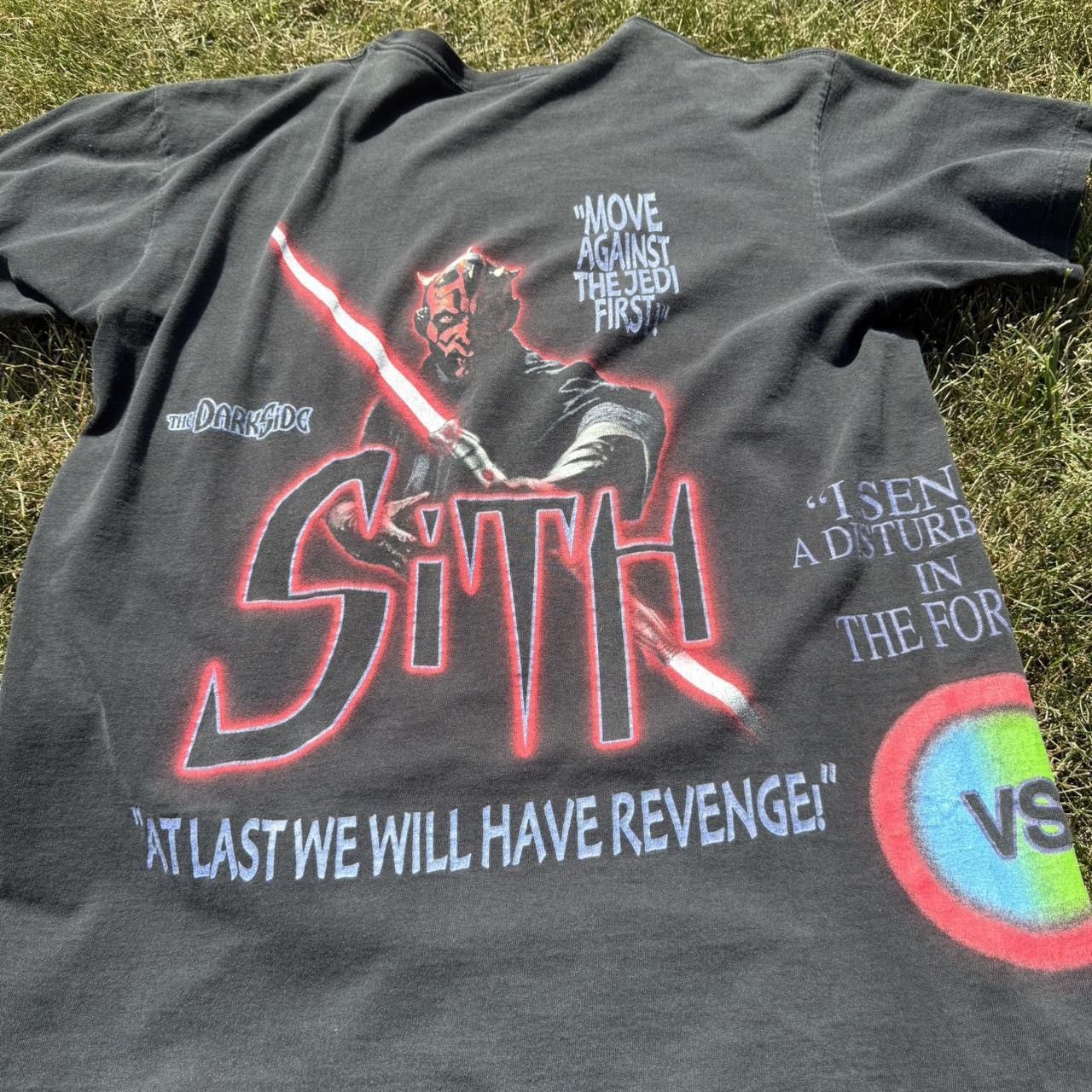 Star Wars Rare Vintage 1999 Star Wars Episode 1 Jedi Sith Grail Tee Size US XL / EU 56 / 4 - 4 Thumbnail