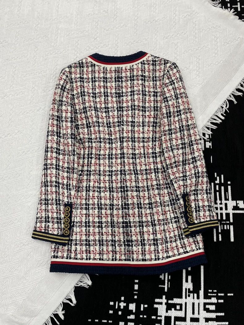 Gucci Gucci Plaid tweed coat Size XS / US 0-2 / IT 36-38 - 3 Thumbnail