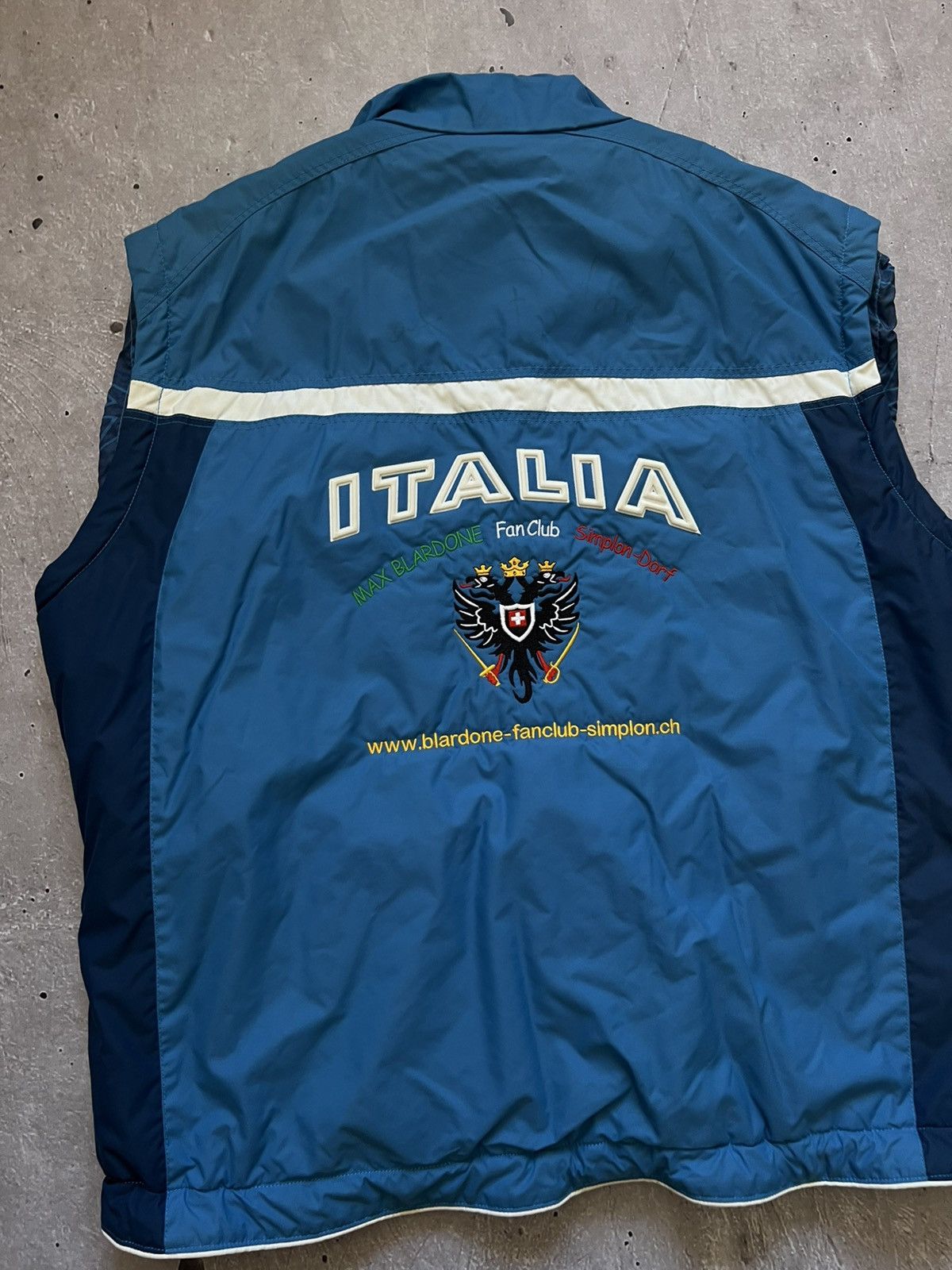 Asics Vintage ASICS Italia Olympic Vest Big Logo XL Size US XL / EU 56 / 4 - 9 Thumbnail