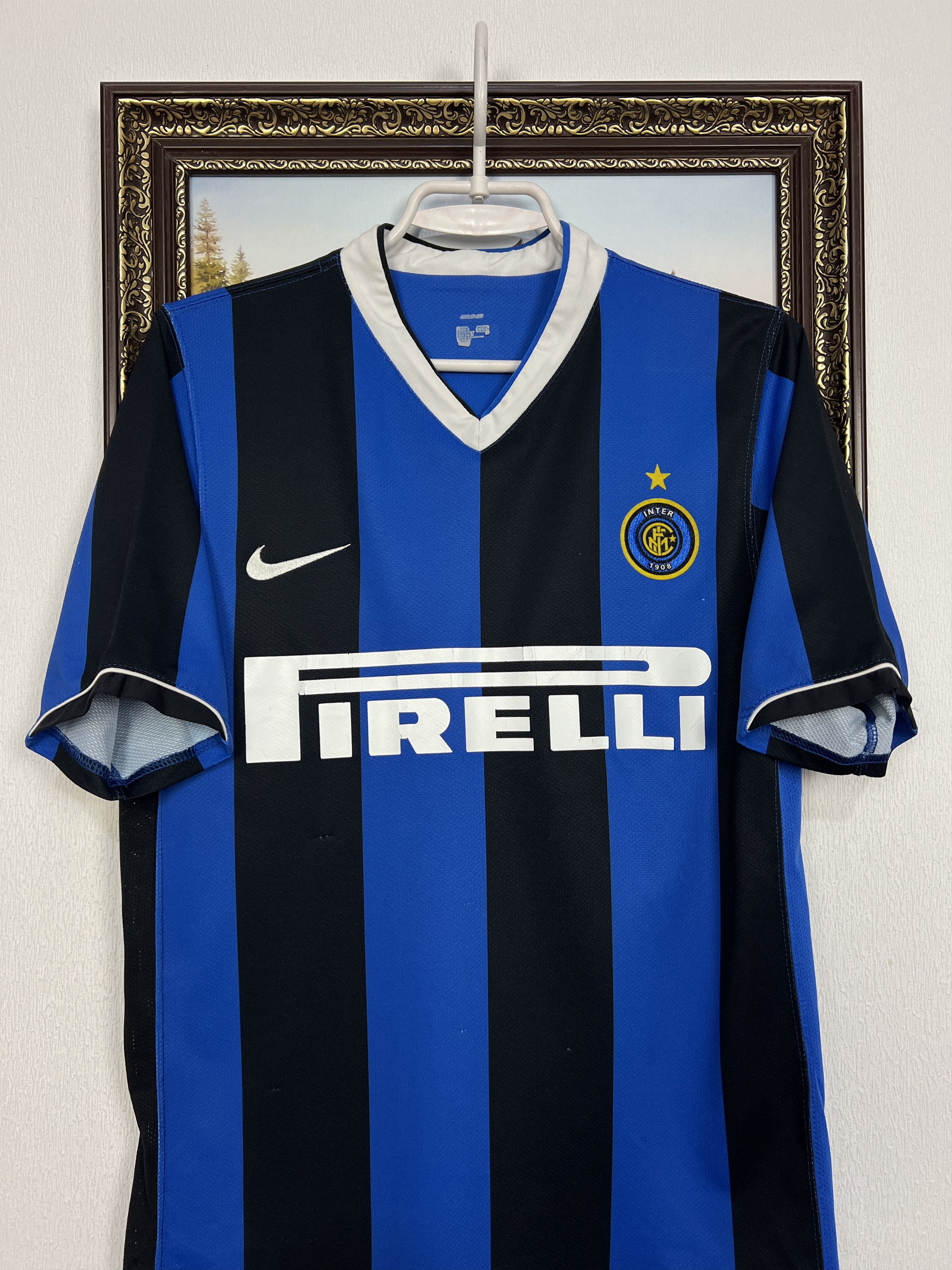 Nike Inter Milan football shirt 2006 Soccer Jersey Maglia Trikot Size US S / EU 44-46 / 1 - 2 Thumbnail