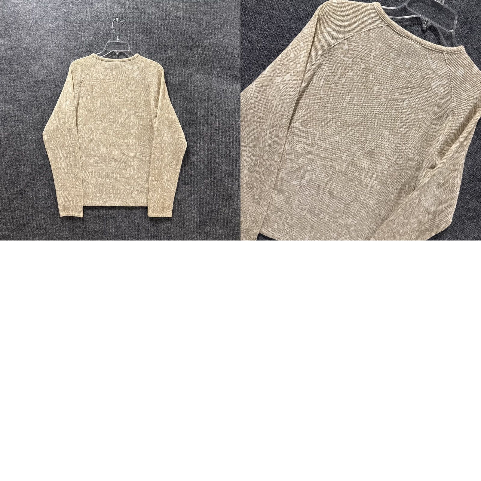 Nike ACG VINTAGE Nike ACG Long Sleeve Thermal Active Wear T-Shirt Mens M Ivory Retro 90s Activewear Mens Size US M / EU 48-50 / 2 - 8 Thumbnail