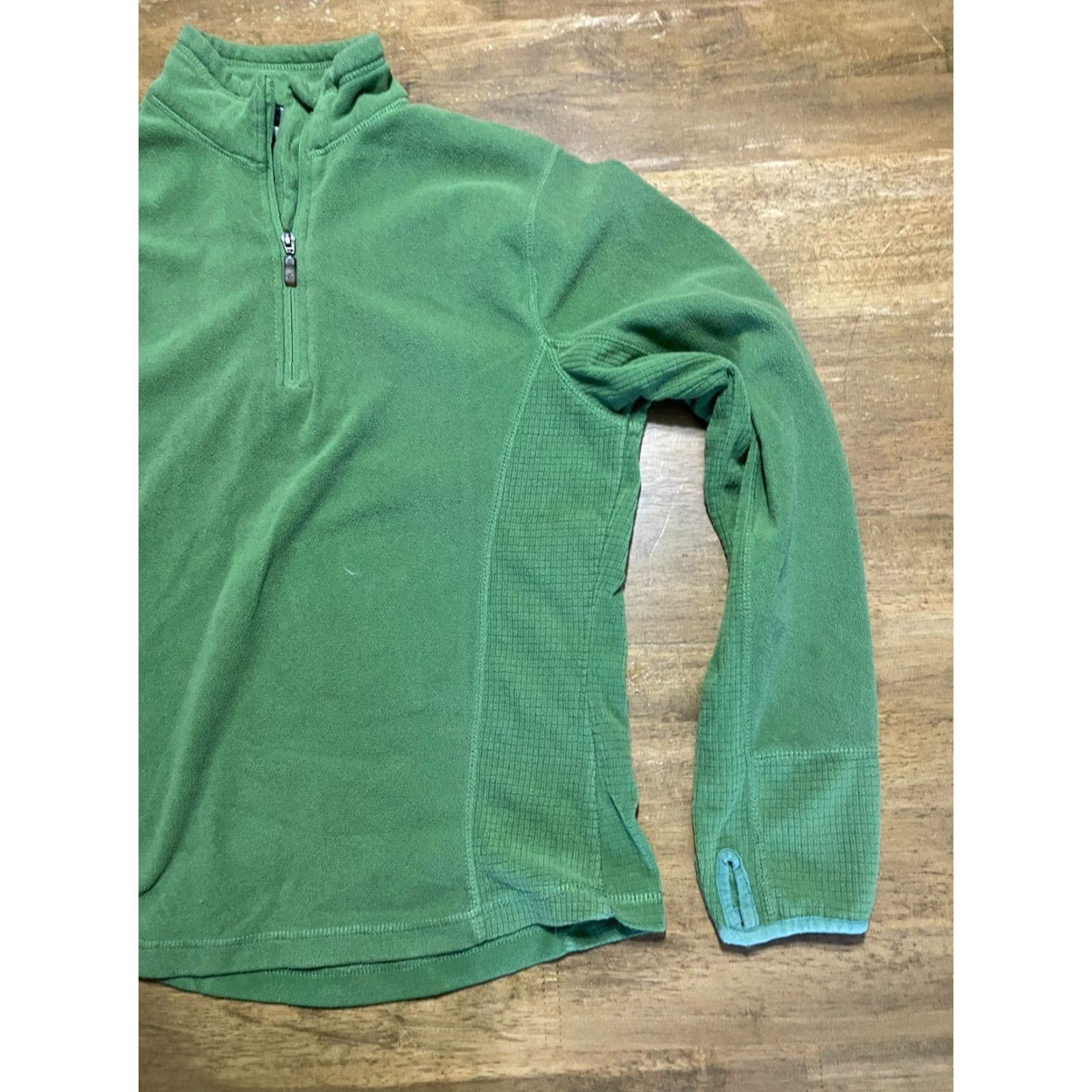 Vintage Storm Creek Sweater, Women's Large, Green, 1/4 Zip Up, Long Sleeve, Pullover, Mock Neck, Casual Wear, Women Size L / US 10 / IT 46 - 4 Thumbnail