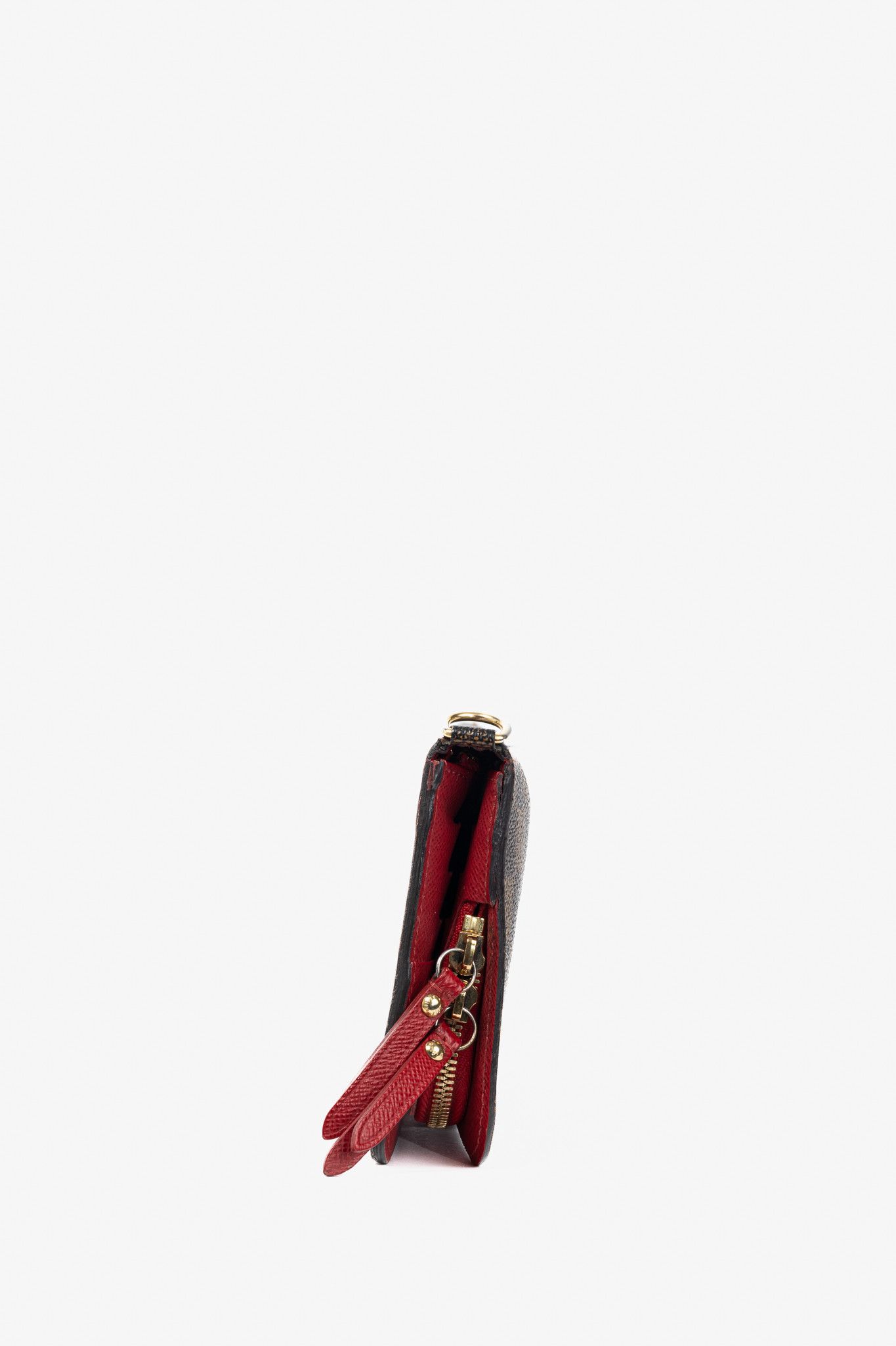Louis Vuitton Louis Vuitton Insolite Monogram Canvas & Rouge Wallet Size ONE SIZE - 3 Thumbnail