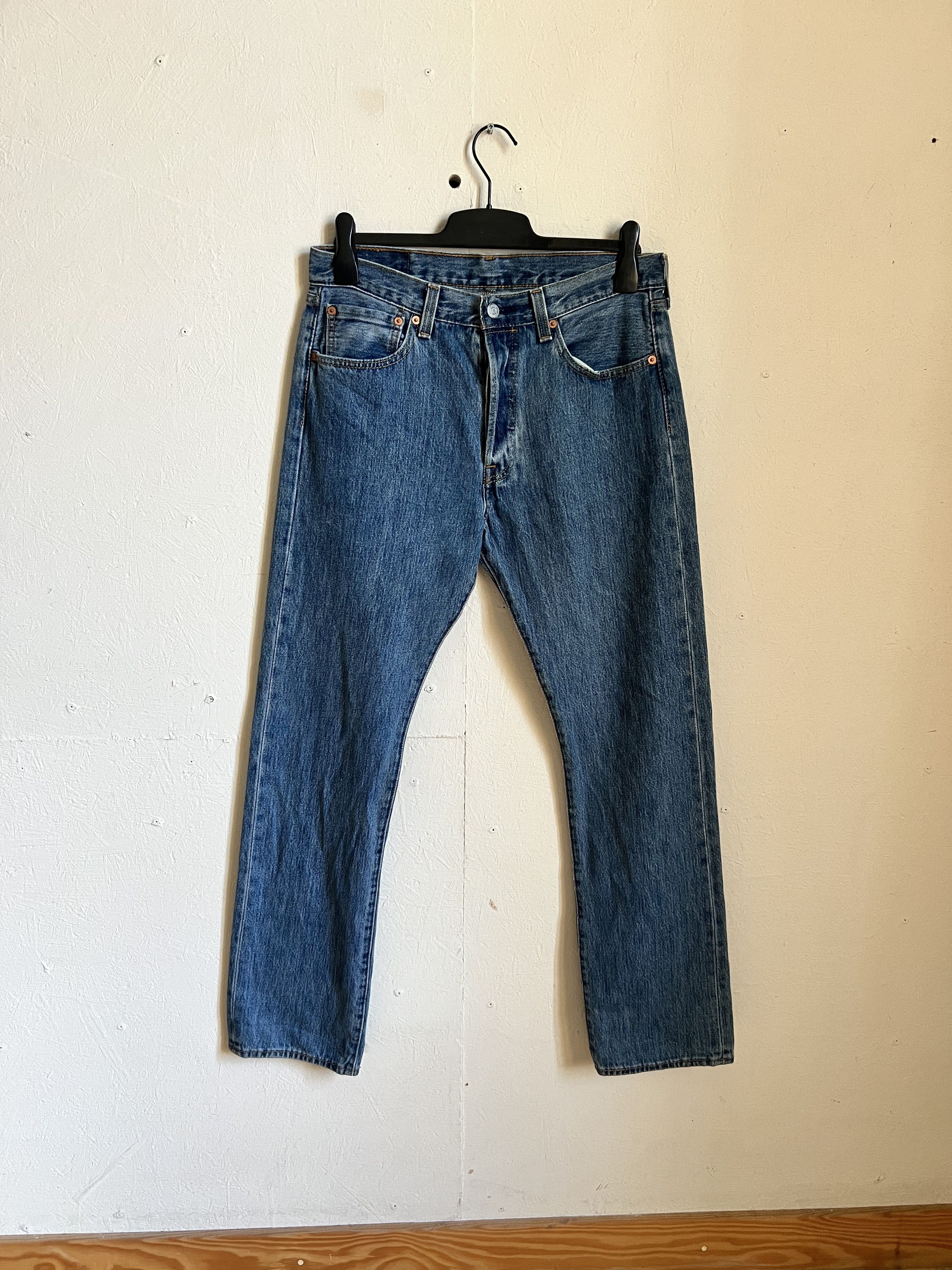 Levi's Levis Basic 501 Straight Denim Jeans Pants Size US 32 / EU 48 - 1 Thumbnail