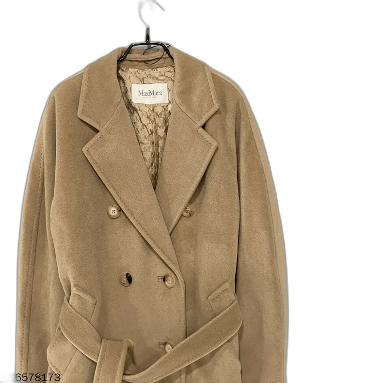 Max Mara MaxMara 101801 Camel Long Coat Size M / US 6-8 / IT 42-44 - 1 Thumbnail