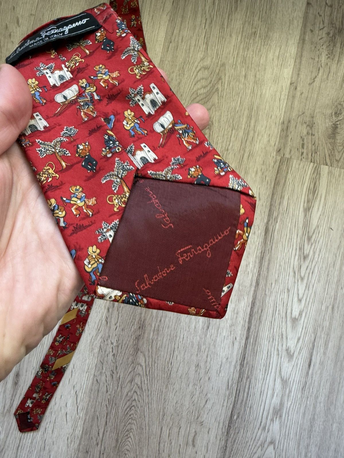 Salvatore Ferragamo Salvatore Ferragamo monogram tie Size ONE SIZE - 9 Thumbnail