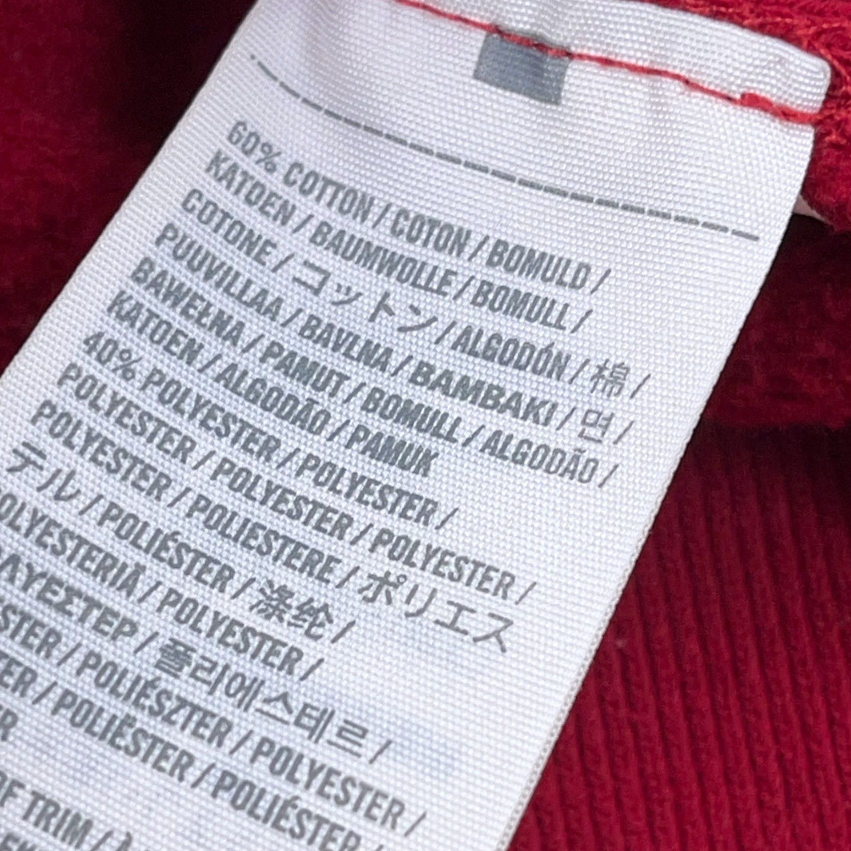Abercrombie & Fitch Vintage Abercrombie & Fitch Hoodie Women L Red Sweatshirt Logo Pullover Crew Neck Long Sleeve Fleece Cotton Blend Polyester Easy Care Size L / US 10 / IT 46 - 5 Thumbnail