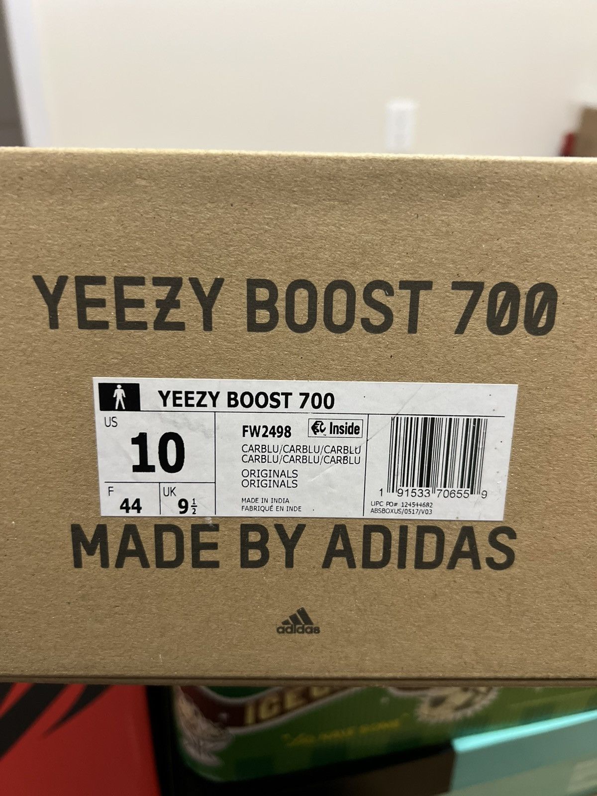 Adidas × Yeezy Adidas Yeezy Boost 700 “Carbon Blue” Size 10 Size US 10 / EU 43 - 5 Thumbnail