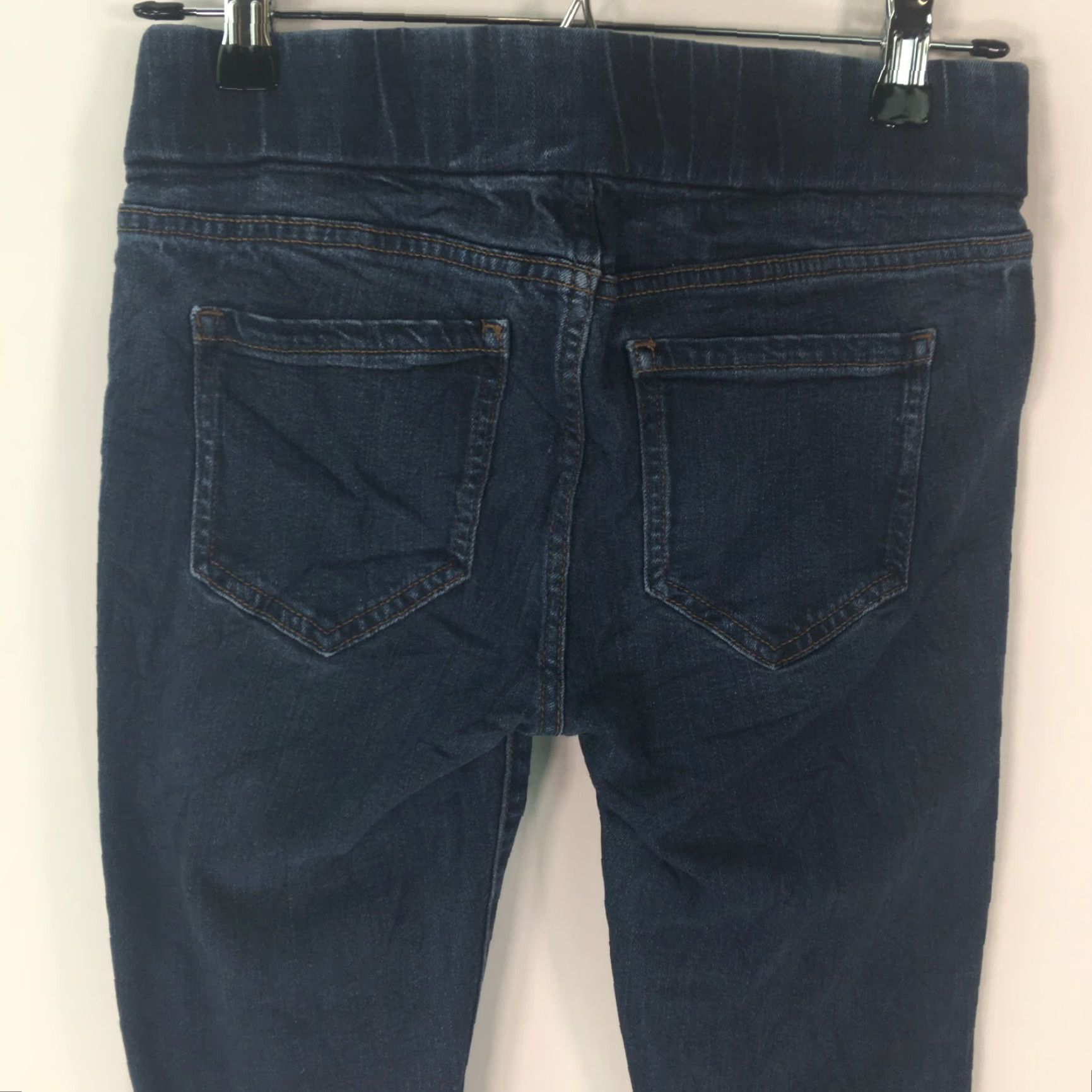 Vintage Liverpool Jeans Skinny Blue Denim Flat Front Petite OP Womens 27in Inseam Casual Stretch 5-Pocket Jeans Size 25" / US 0 / IT 36 - 5 Thumbnail