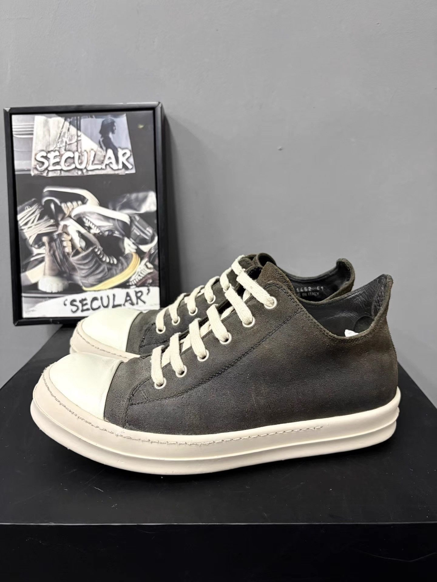 Rick Owens Rick Owens Mainline Leather Jumbo Sneakers K34 Size US 8 / EU 41 - 2 Thumbnail