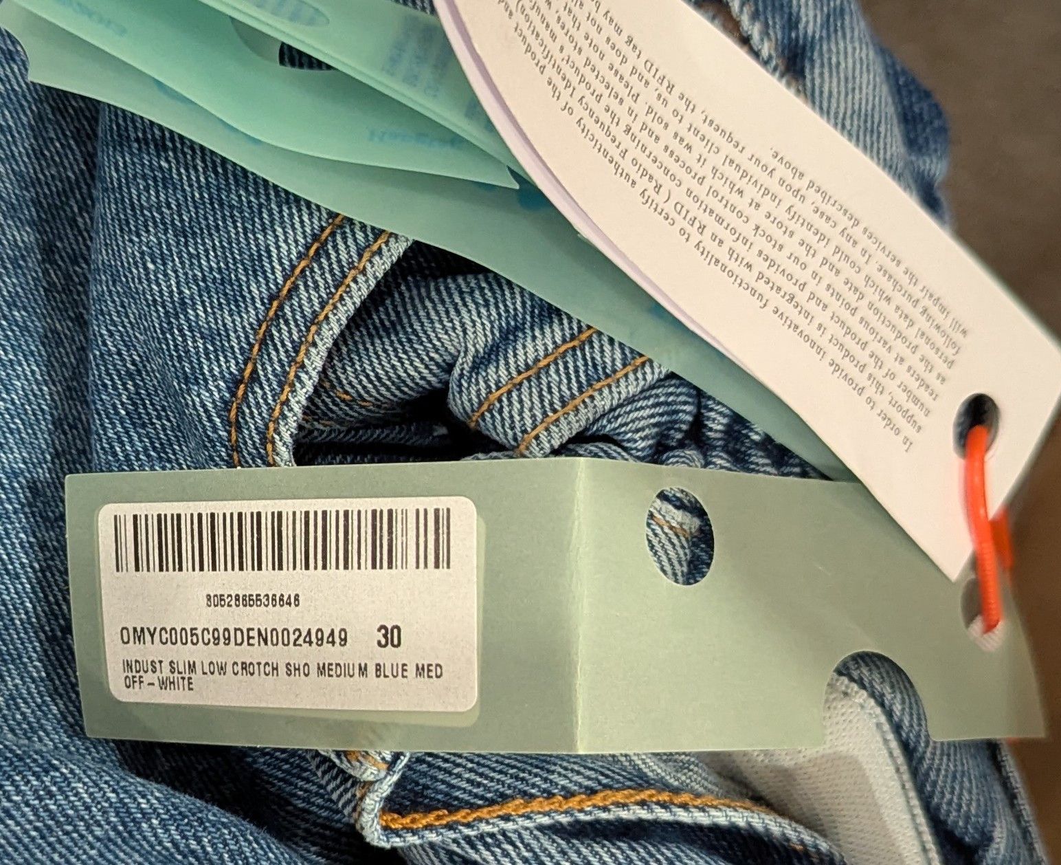 Off-White OFF-WHITE Industrial Slim Belted Denim Shorts Blue 30 Size US 30 / EU 46 - 15 Thumbnail