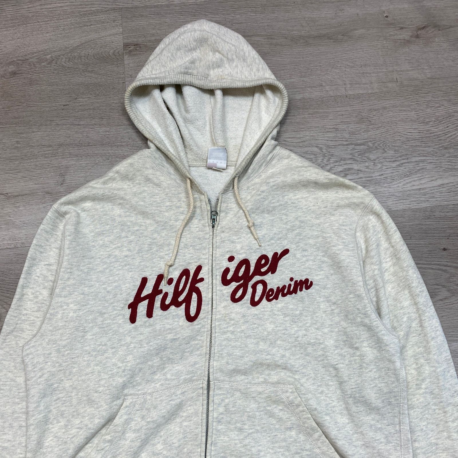 Tommy Hilfiger Tommy Hilfiger Denim Script Logo Full Zip Hoodie Mens Medium Size US M / EU 48-50 / 2 - 2 Thumbnail