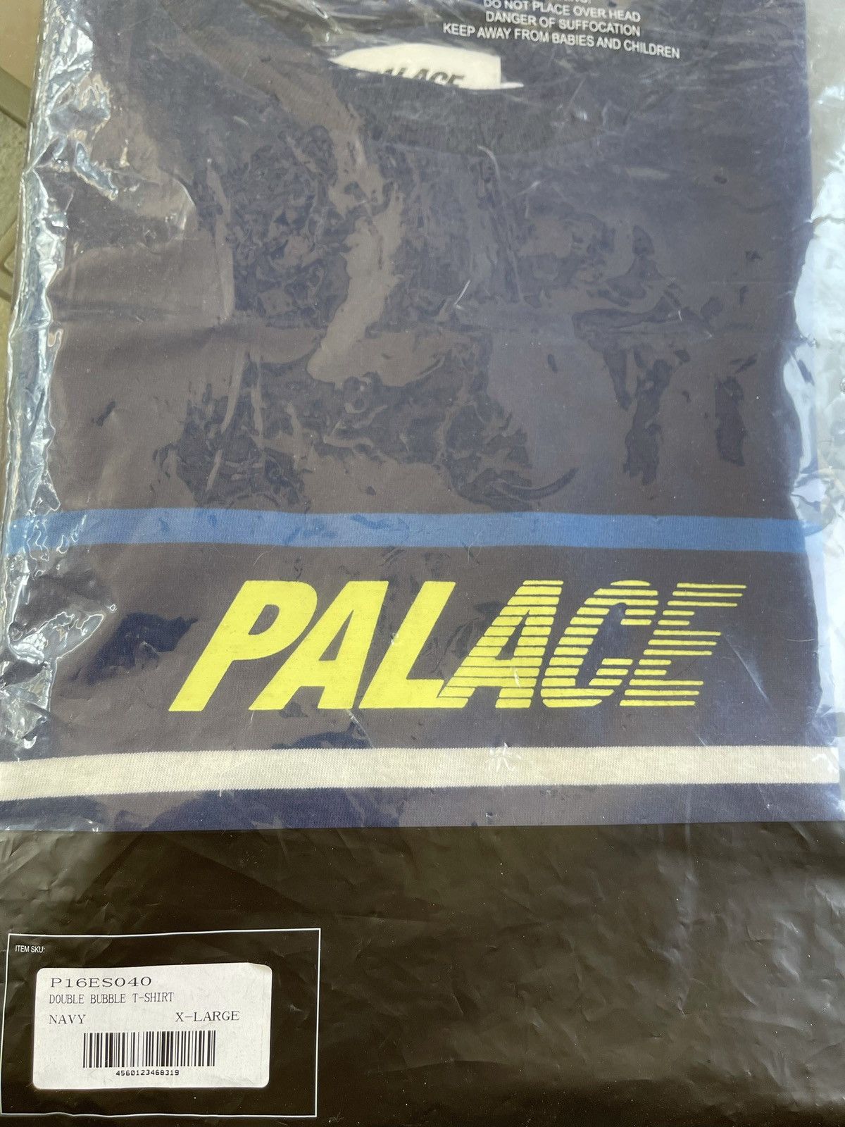 Palace Palace Double Bubble T-Shirt (Navy - XL) Size US XL / EU 56 / 4 - 8 Thumbnail