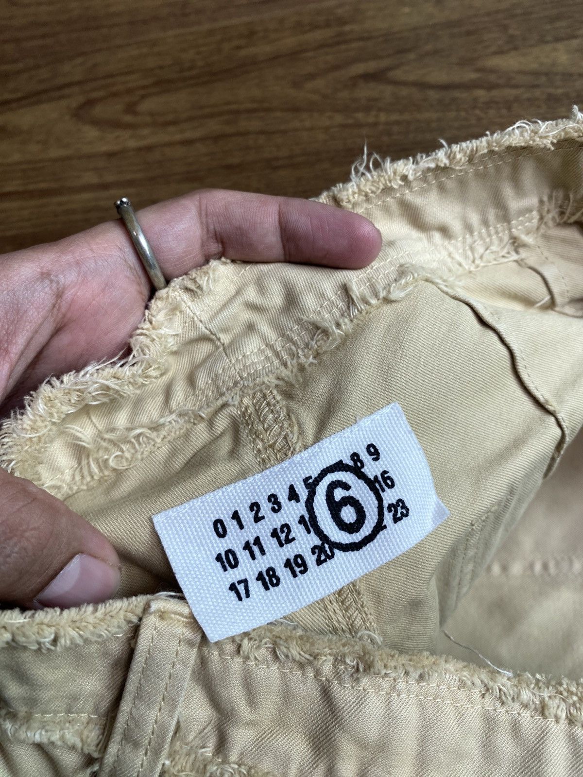 Maison Margiela MM6 by Maison Margiela Inside Out Distressed Flared Pants Size US 30 / EU 46 - 9 Thumbnail