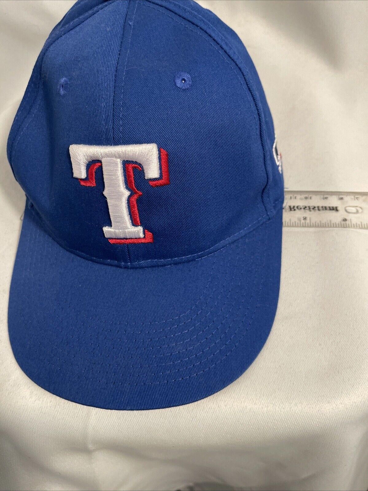 Designer Texas Rangers Baseball Cap Adjustable Hat BLUE MLB OSFM Size ONE SIZE - 7 Thumbnail