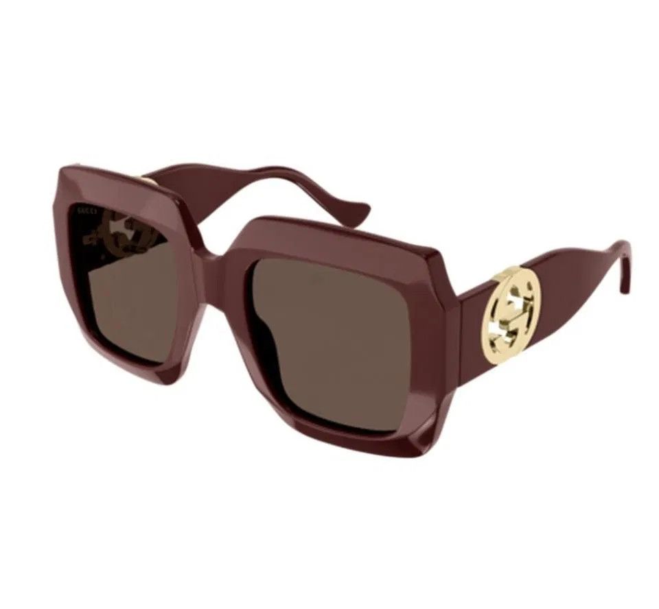 Gucci NEW GUCCI GG1022S-007 Brown Size ONE SIZE - 1 Thumbnail