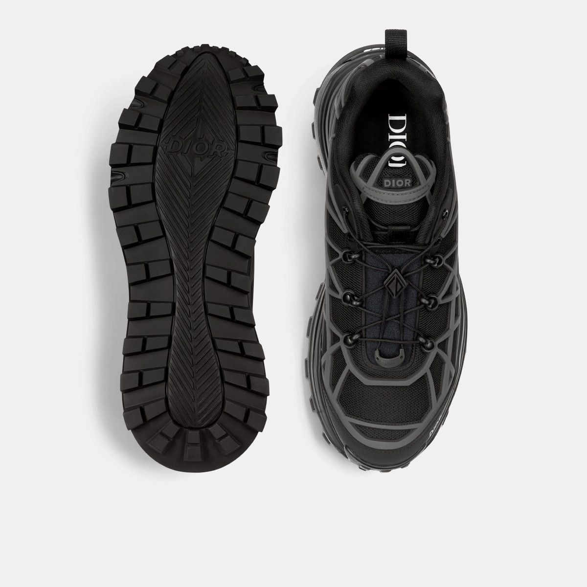 Dior o1bcso1str1224 Sneaker in Black & Grey Size US 5.5 / EU 38 - 4 Thumbnail