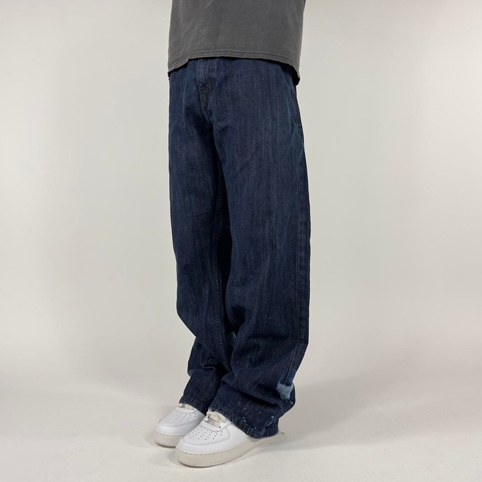 Japanese Brand × Rocawear × StraightFaded Y2K Rocawear Rave Baggy Pipe Wideleg Grunge Streetwear Jeans Size US 38 / EU 54 - 4 Thumbnail