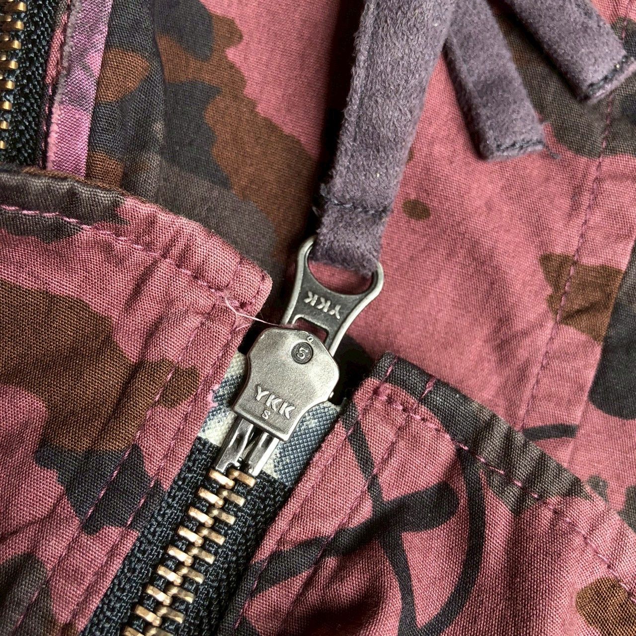 PPFM Vintage Y2K PPFM Camo Hooded Jacket Fleece Lined Size US S / EU 44-46 / 1 - 9 Thumbnail
