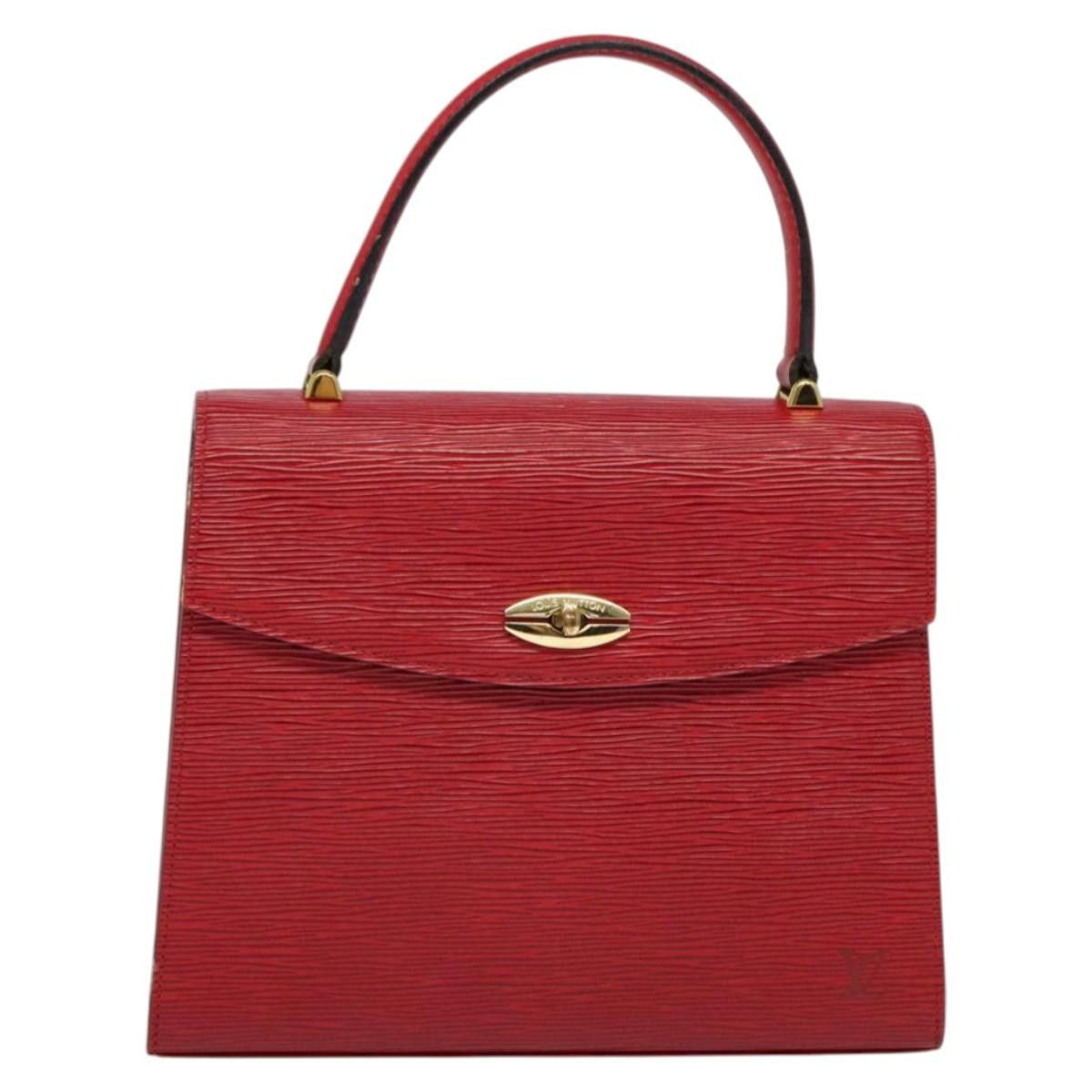 Louis Vuitton LOUIS VUITTON Epi Malesherbes Hand Bag Red M52377 Size ONE SIZE - 13 Thumbnail