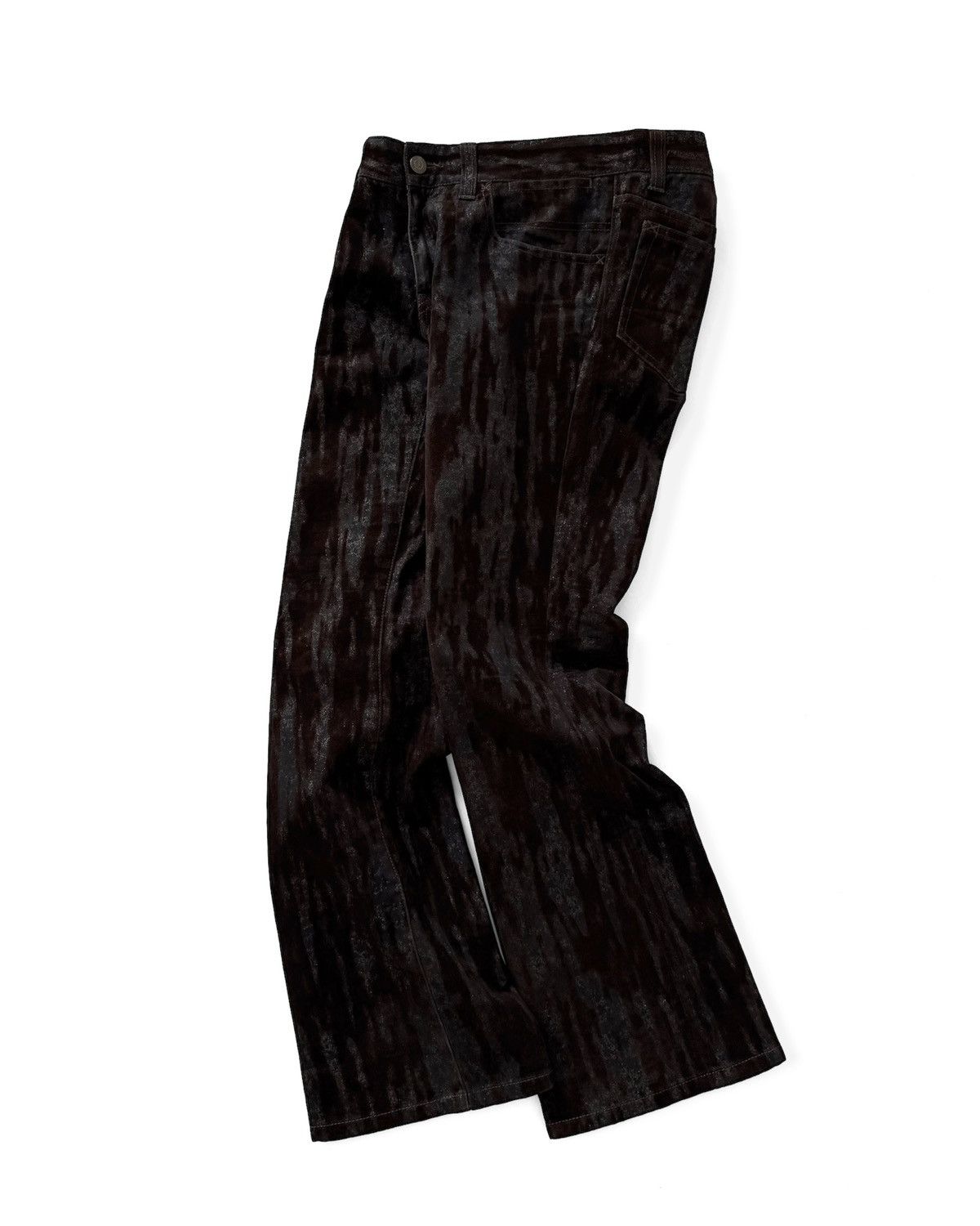 Tornado Mart TORNADO MART VELVET & GLITTER LOW-RISE JEANS Size US 31 - 2 Thumbnail