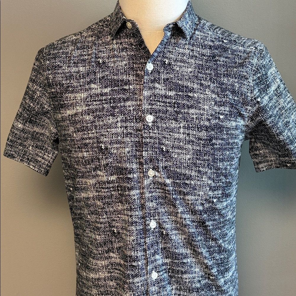 Topman Topman Short Sleeve Button-Down Shirt – Size Small Size US S / EU 44-46 / 1 - 2 Thumbnail