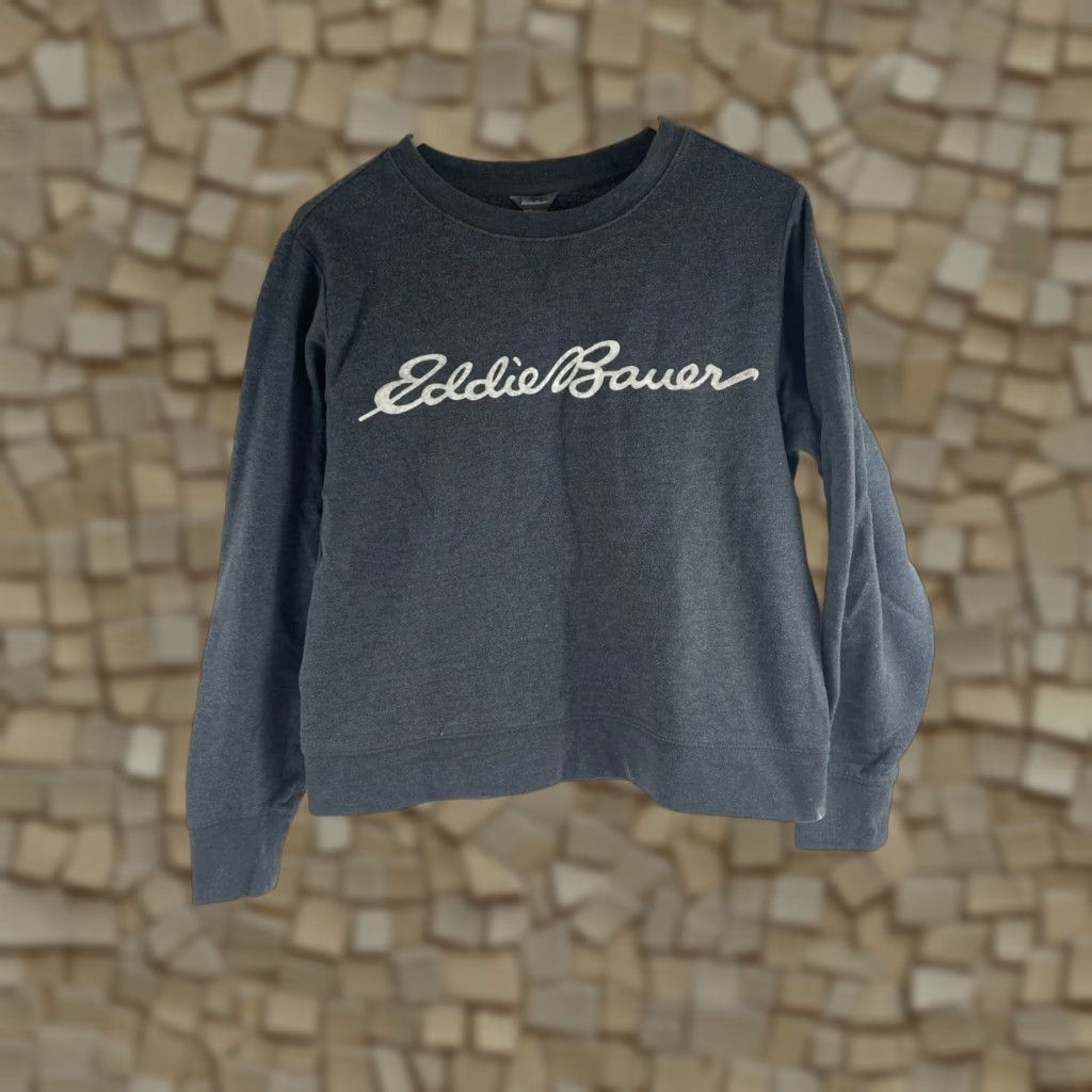 Eddie Bauer Eddie Bauer Sweater Women's Size Small Gray Pullover Round Neck Long Sleeve Size S / US 4 / IT 40 - 1 Thumbnail