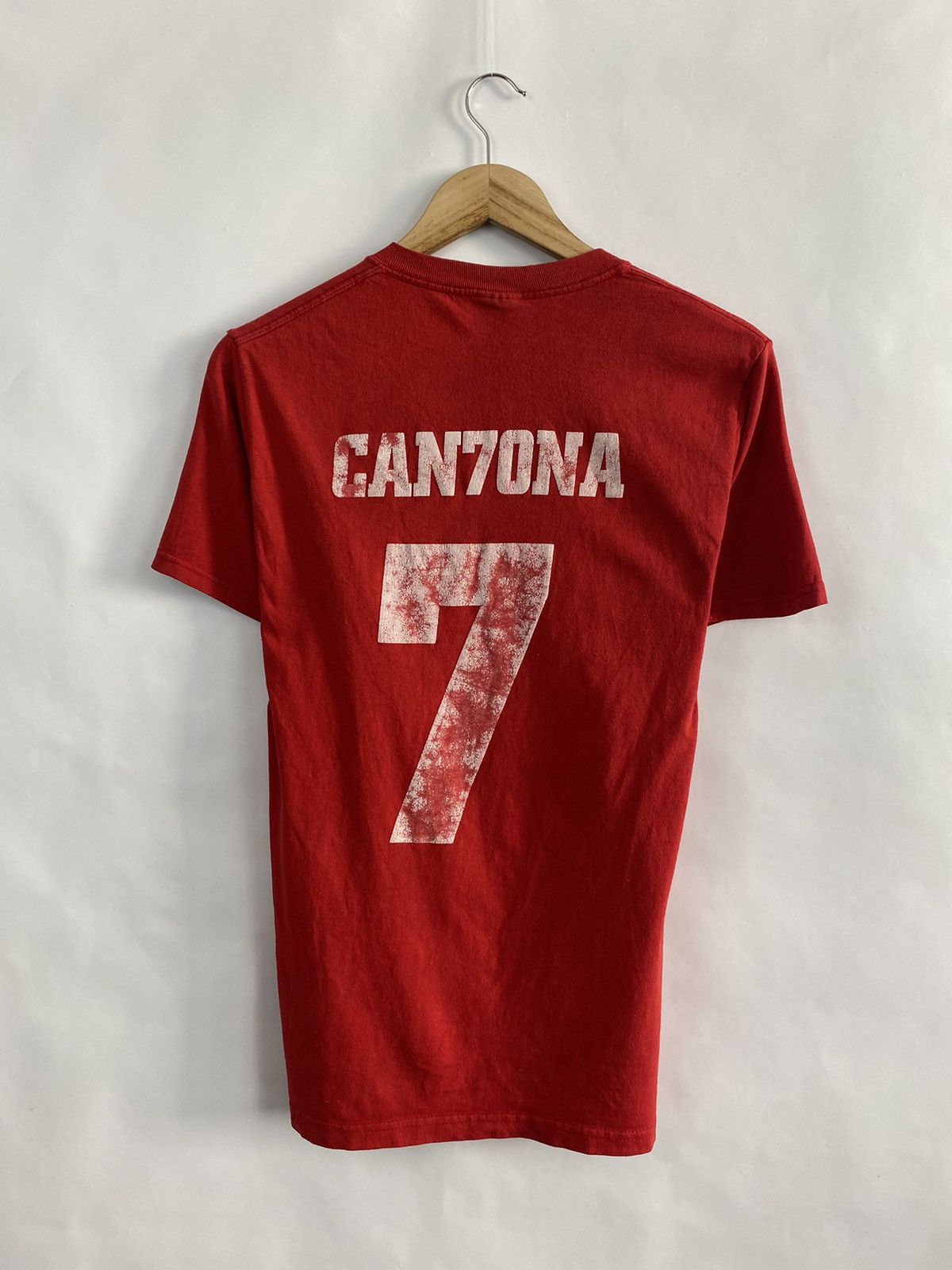 Fruit Of The Loom Vintage Eric Cantona T-Shirt Soccer Legend Rare Retro Size US S / EU 44-46 / 1 - 6 Thumbnail