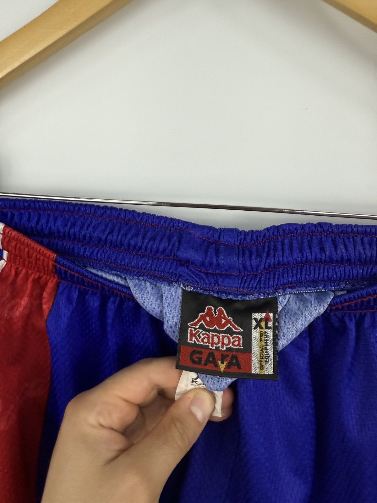 Kappa 🇪🇸 Vintage 90s Kappa Barcelona Soccer Shorts Rare Retro Hype Size US 34 / EU 50 - 4 Thumbnail
