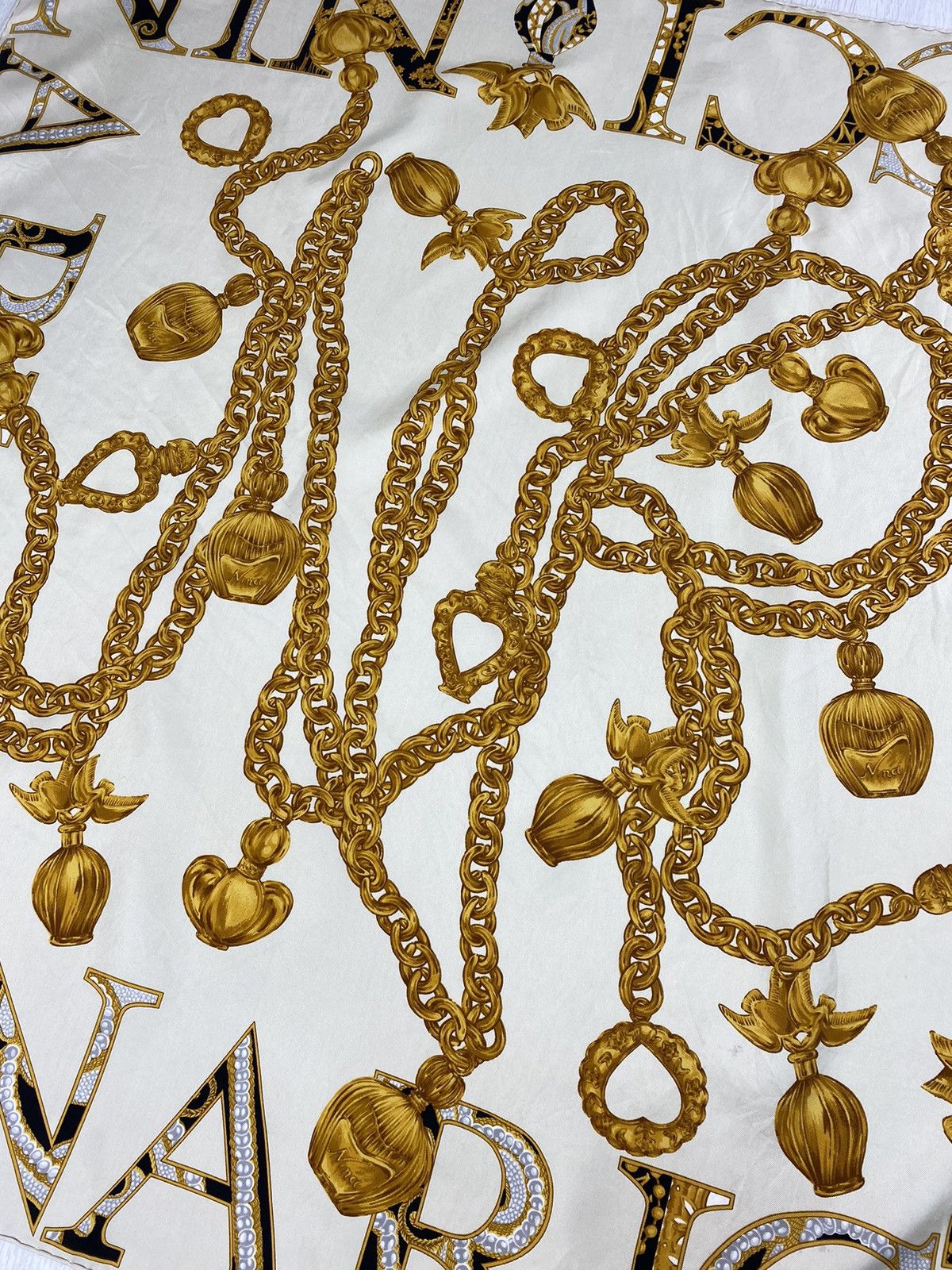 Designer Vintage Nina Ricci Silk Scarf like Versace YSL Size ONE SIZE - 2 Thumbnail