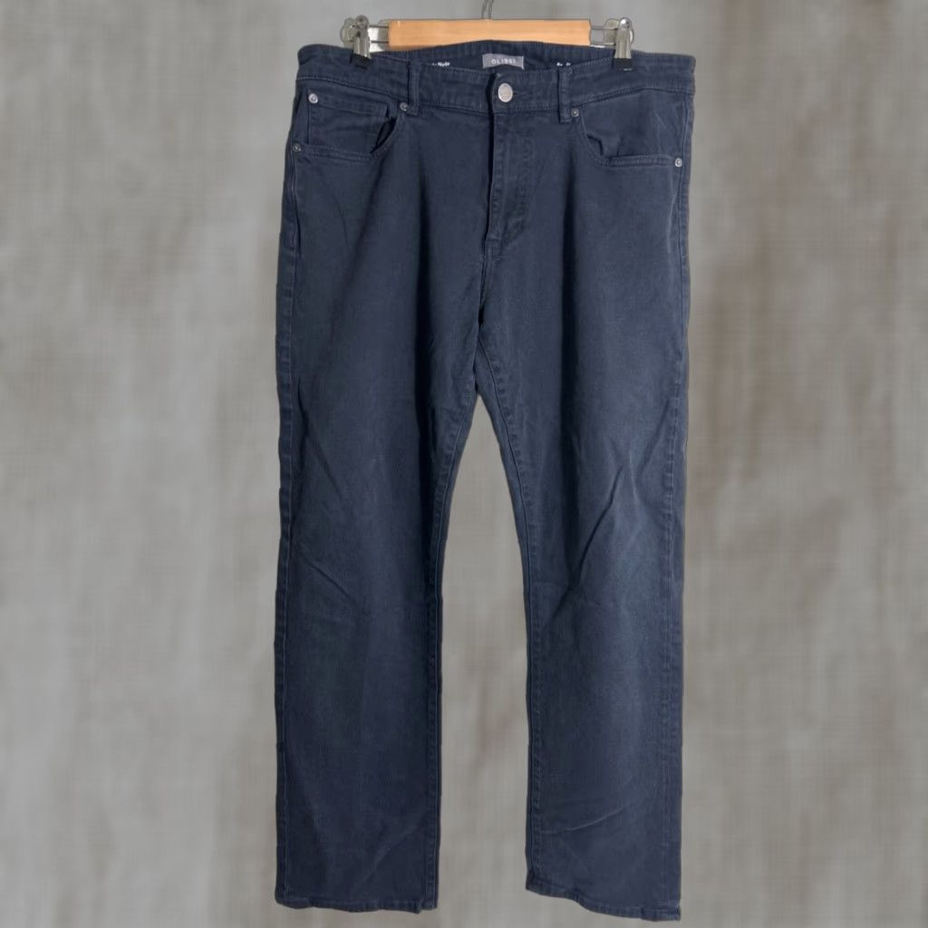 DL1961 DL1961 AVERY Jeans Mens 34x32 Black Modern Straight Pants Regular Inseam 32 Jeans Black Mens Size US 34 / EU 50 - 1 Thumbnail