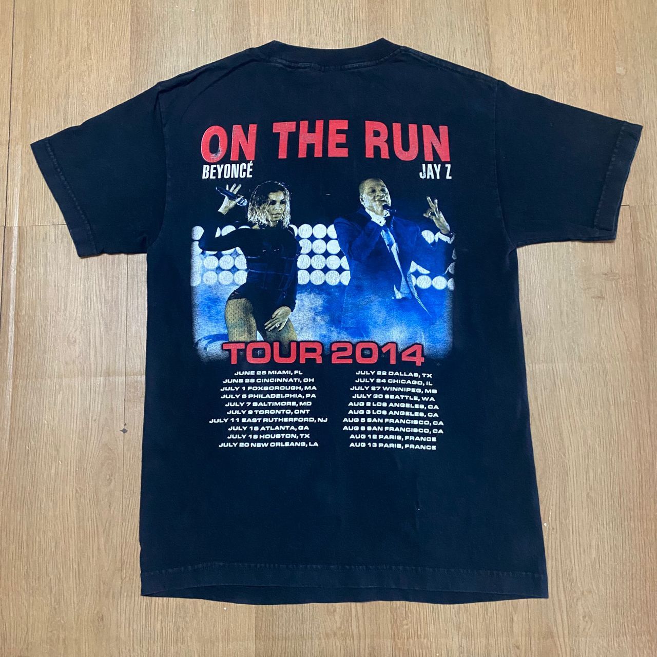 Band Tees Vintage Beyonce x Jay Z On The Run Rapper Tshirt Size US S / EU 44-46 / 1 - 1 Thumbnail