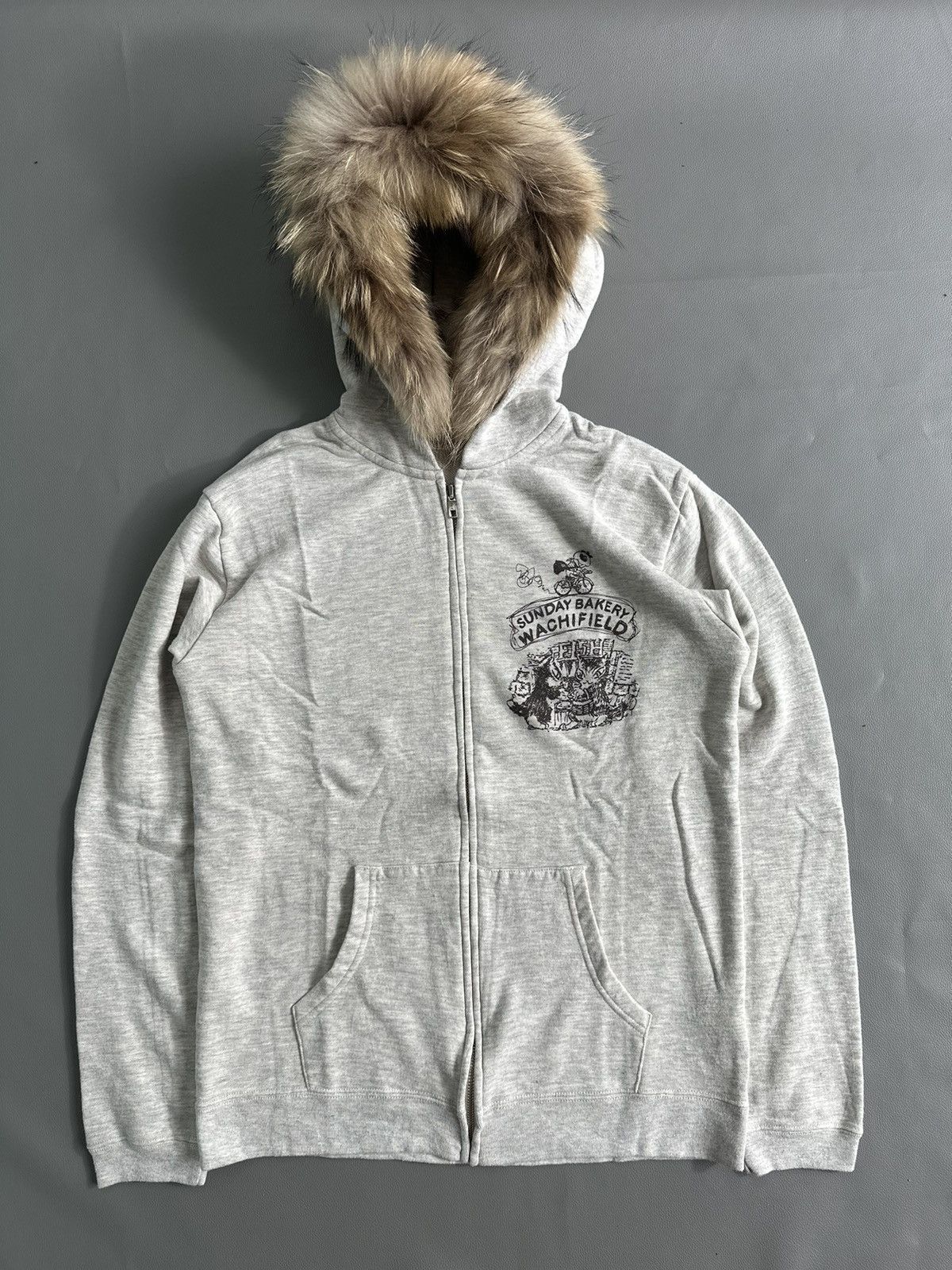 Hysteric Glamour WACHIFIELD THE CAT FUR ZIP HOODIE IFSIX LGB STYLE Size US M / EU 48-50 / 2 - 1 Thumbnail