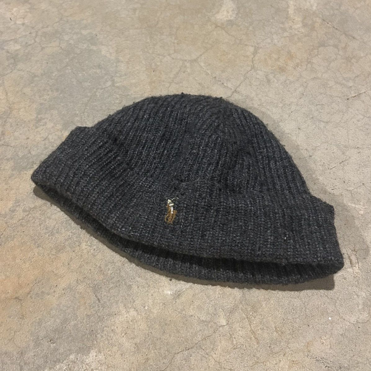 Polo Ralph Lauren × Vintage Vintage Polo Ralph Lauren Pony Embroidered Beanie Size ONE SIZE - 2 Thumbnail