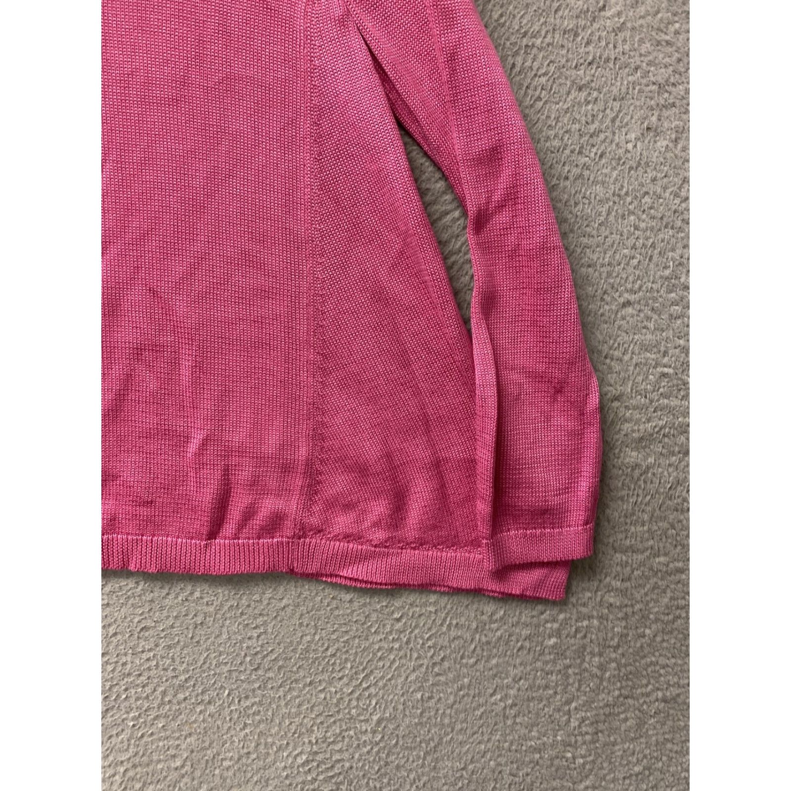Ralph Lauren Lauren Ralph Lauren Sweater Women's Large Hot Pink Pullover 47-78 Size L / US 10 / IT 46 - 2 Thumbnail