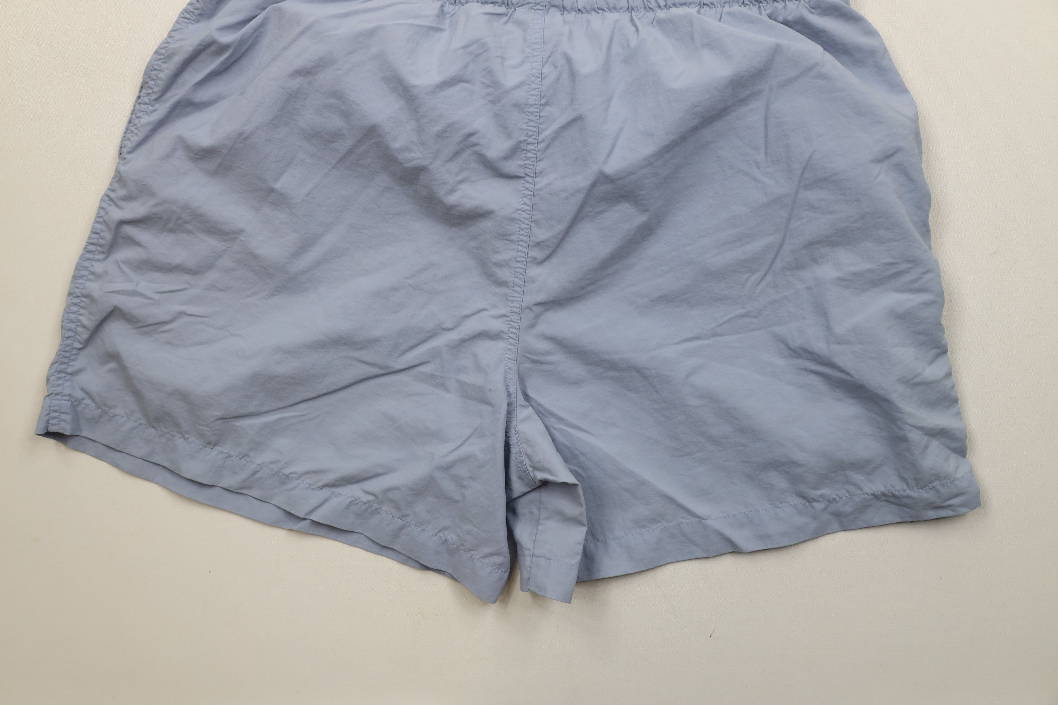Columbia × Vintage Vintage 90s Columbia Belted Hiking Shorts Light Blue Nylon Size 34" / US 12 / IT 48 - 10 Thumbnail