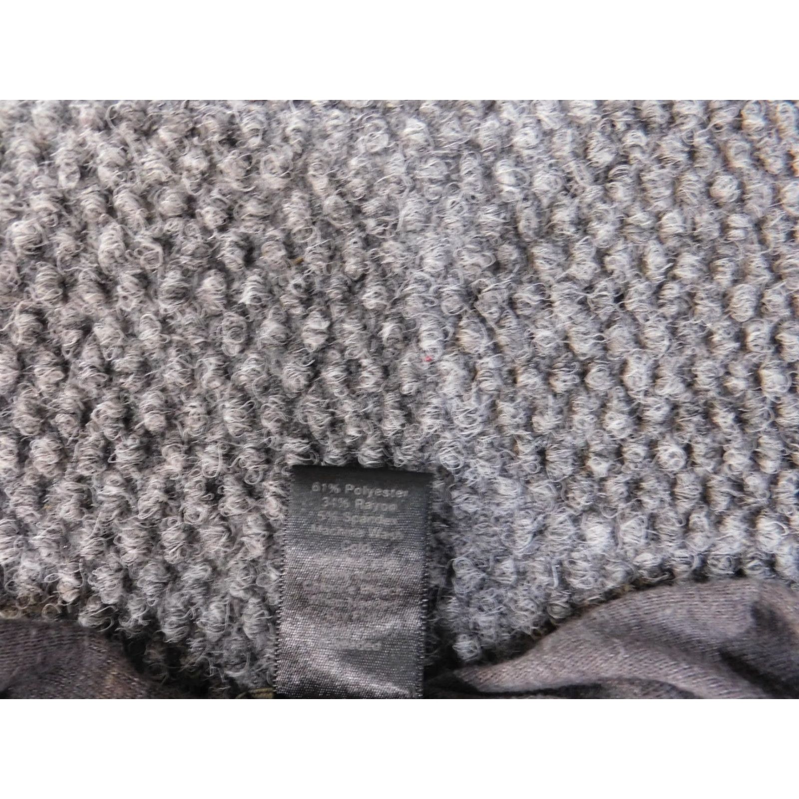 Ann Taylor Ann Taylor Sweater Pullover Women's L Gray Stretch Knit Polyester Rayon Spandex Regular Round Neck Long Sleeve Machine Washable Casual Modern Designer Size L / US 10 / IT 46 - 6 Thumbnail