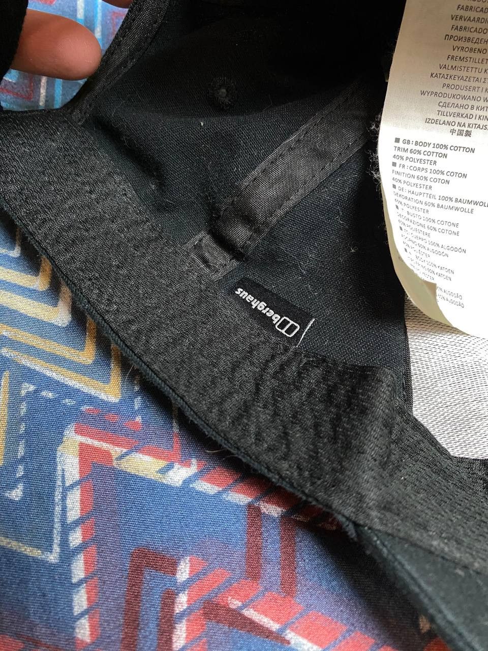 Berghaus Hats Berghaus Vintage big logo streetwear Cap black Y2K Size ONE SIZE - 10 Thumbnail